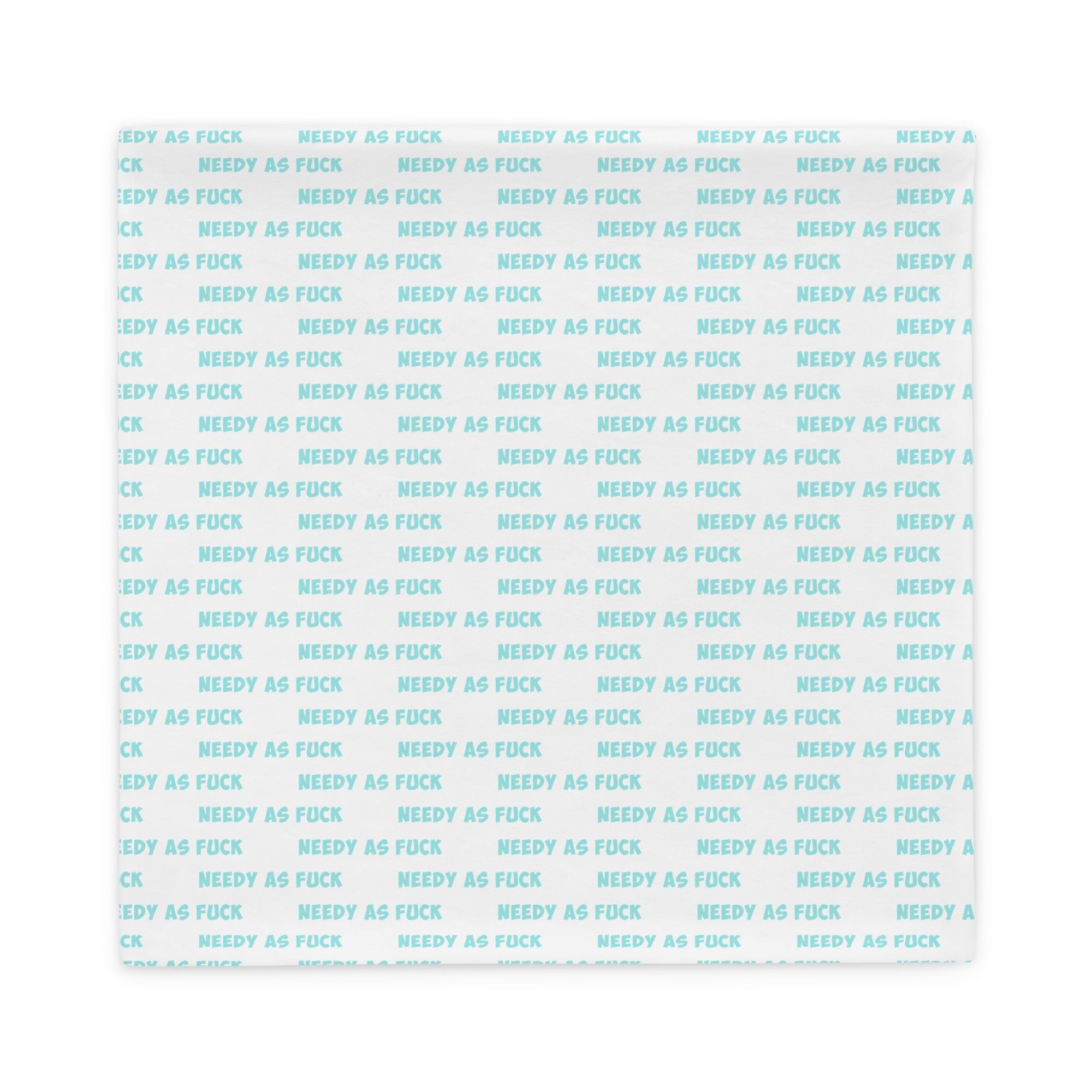 "Adopt A Personal Stalker" English Bulldog Pillow Case | Fawn & White Colored
