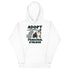 "Adopt A Personal Stalker" English Bulldog Unisex Hoodie | B&W Colored