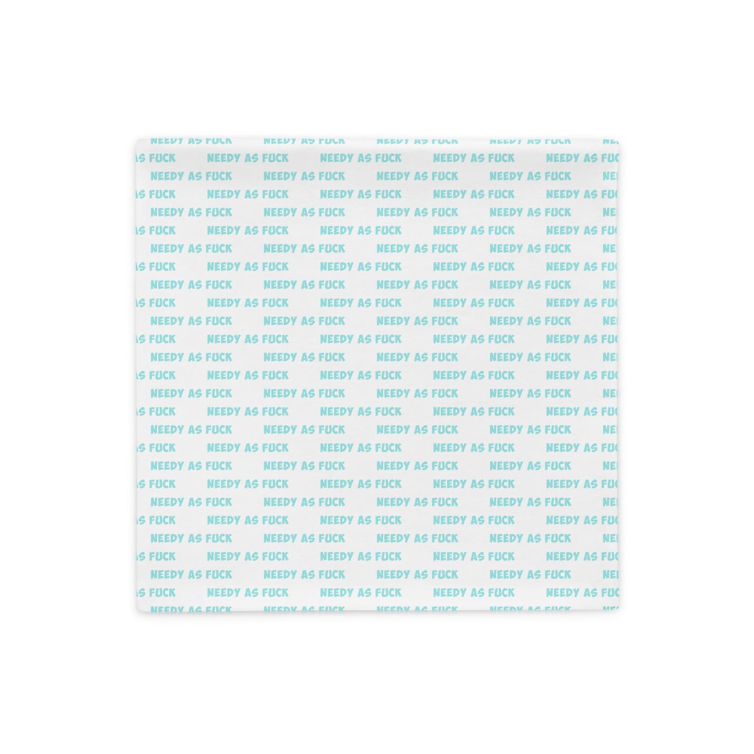 "Adopt A Personal Stalker" French Bulldog Pillow Case | Fawn & White Colored