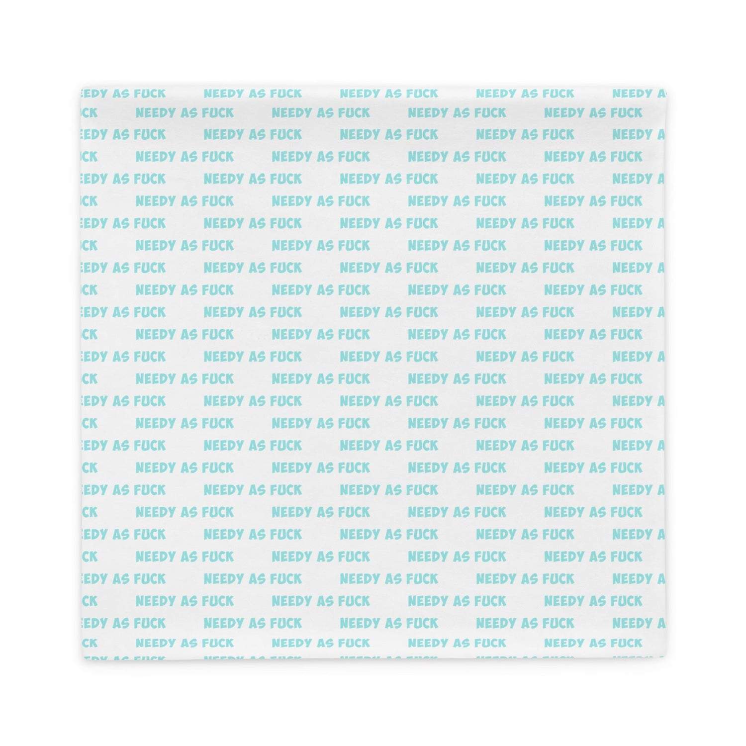 "Adopt A Personal Stalker" French Bulldog Pillow Case | Fawn & White Colored