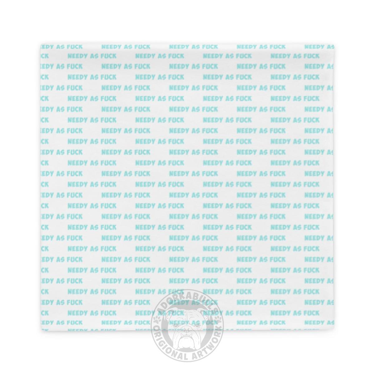 "Adopt A Personal Stalker" French Bulldog Pillow Case | Red & White Colored