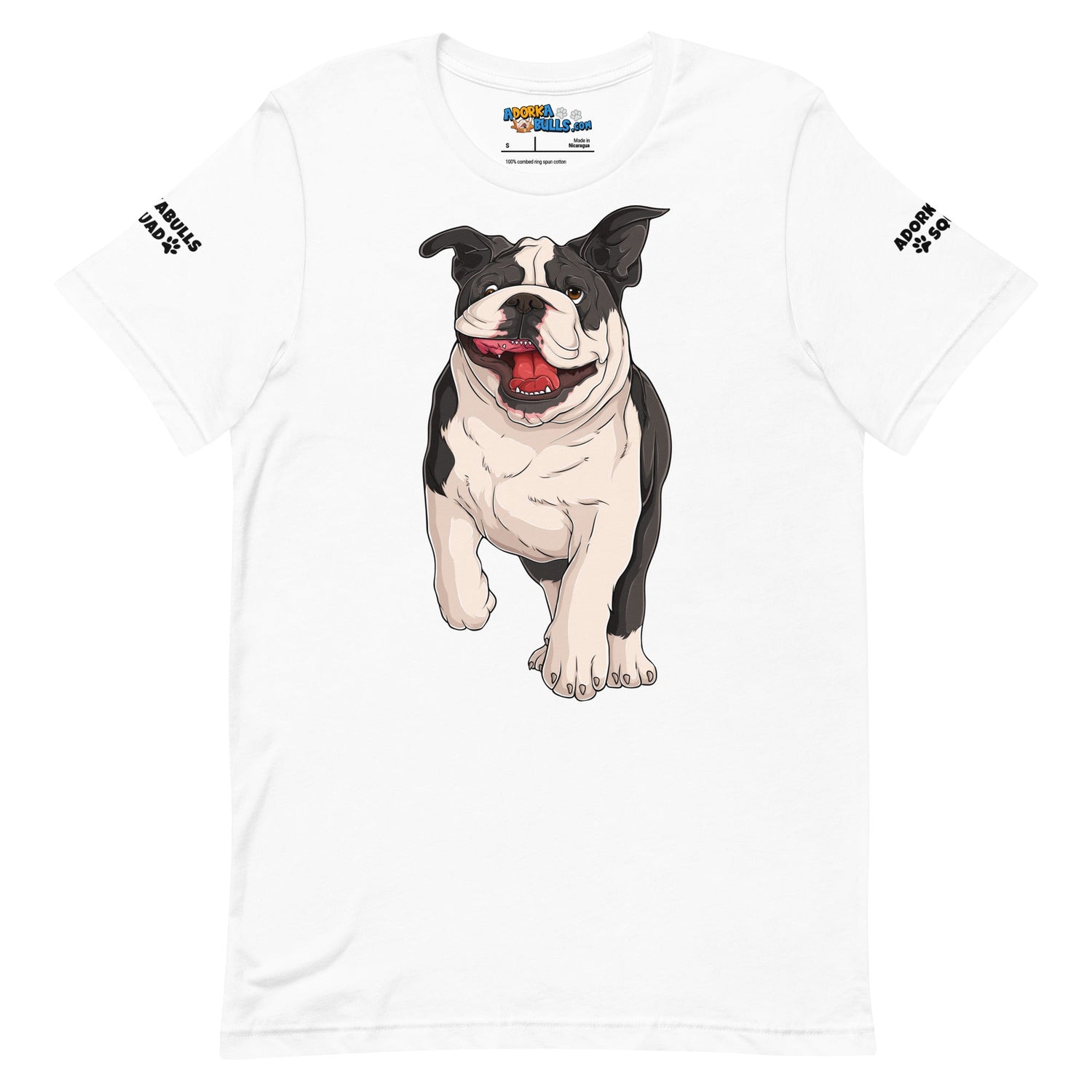 "Adorkabulls Squad" Running Bully Unisex Tee | Black & White Colored