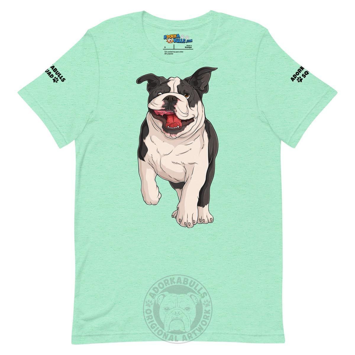 "Adorkabulls Squad" Running Bully Unisex Tee | Black & White Colored
