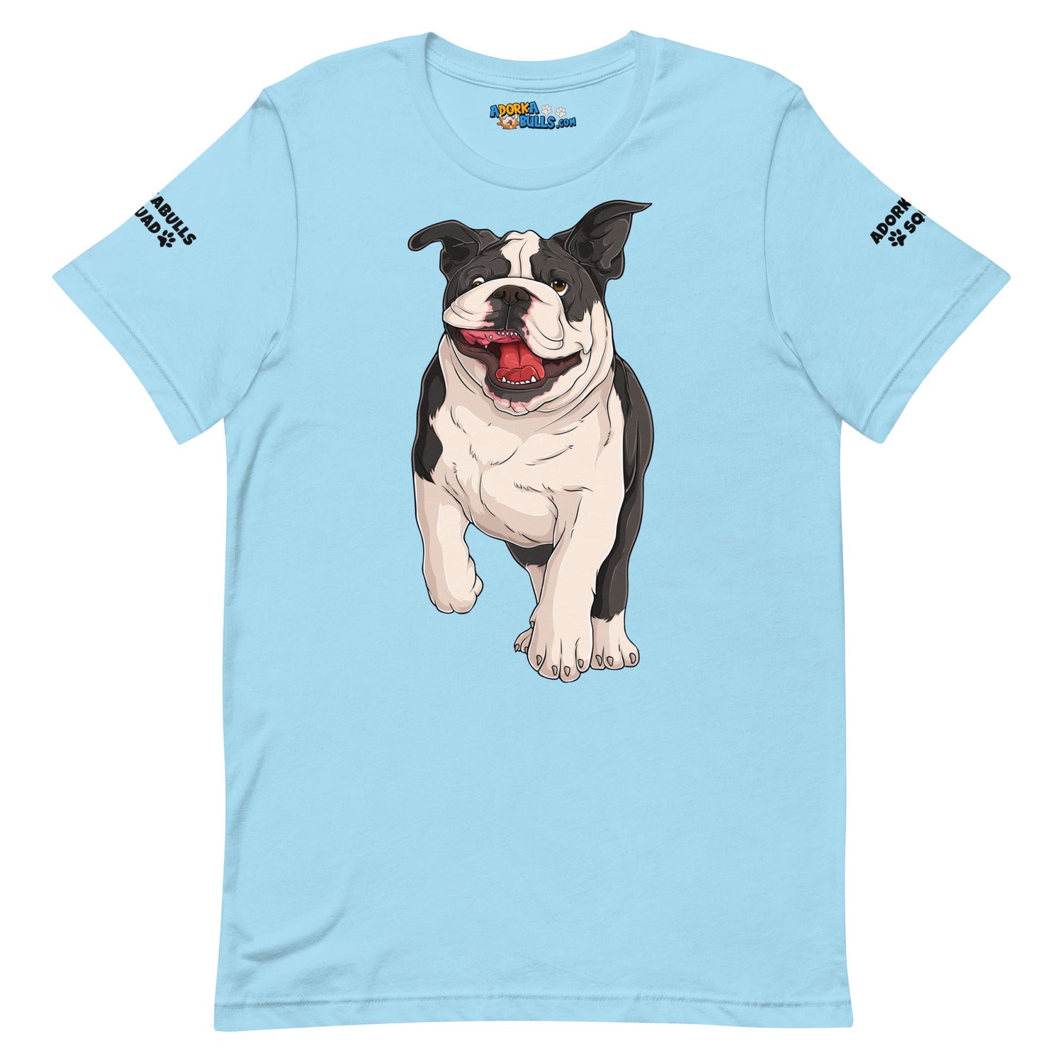 "Adorkabulls Squad" Running Bully Unisex Tee | Black & White Colored