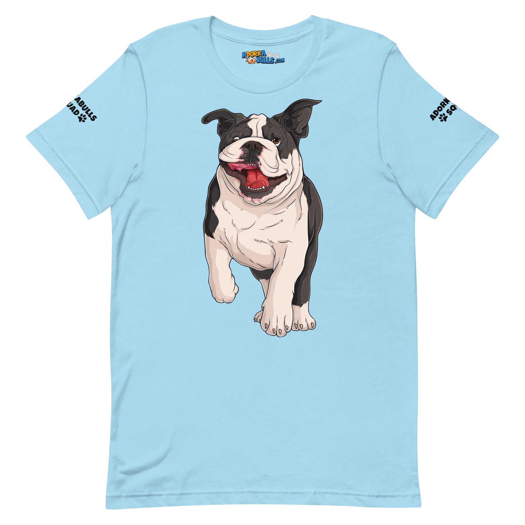 "Adorkabulls Squad" Running Bully Unisex Tee | Black & White Colored