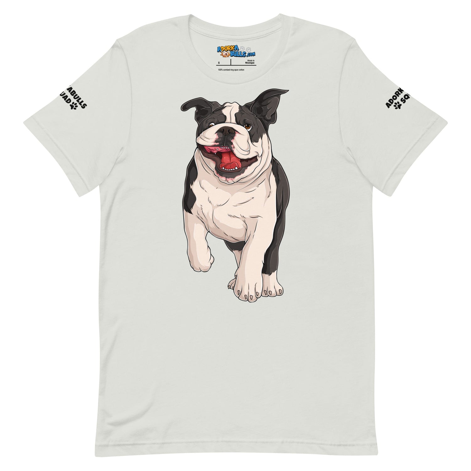 "Adorkabulls Squad" Running Bully Unisex Tee | Black & White Colored
