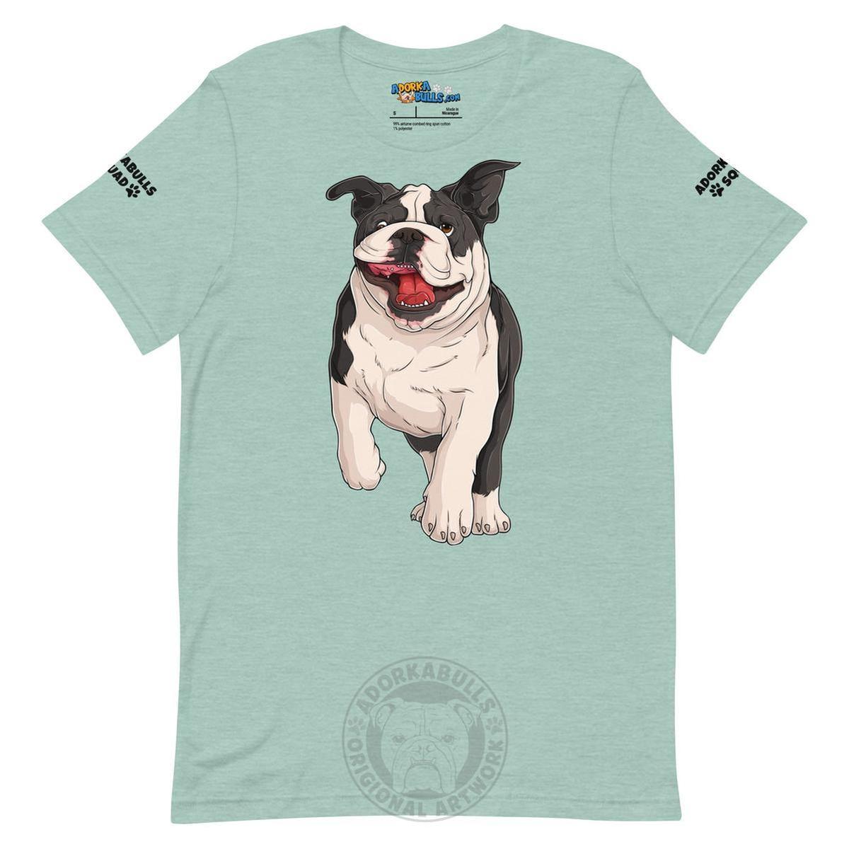"Adorkabulls Squad" Running Bully Unisex Tee | Black & White Colored