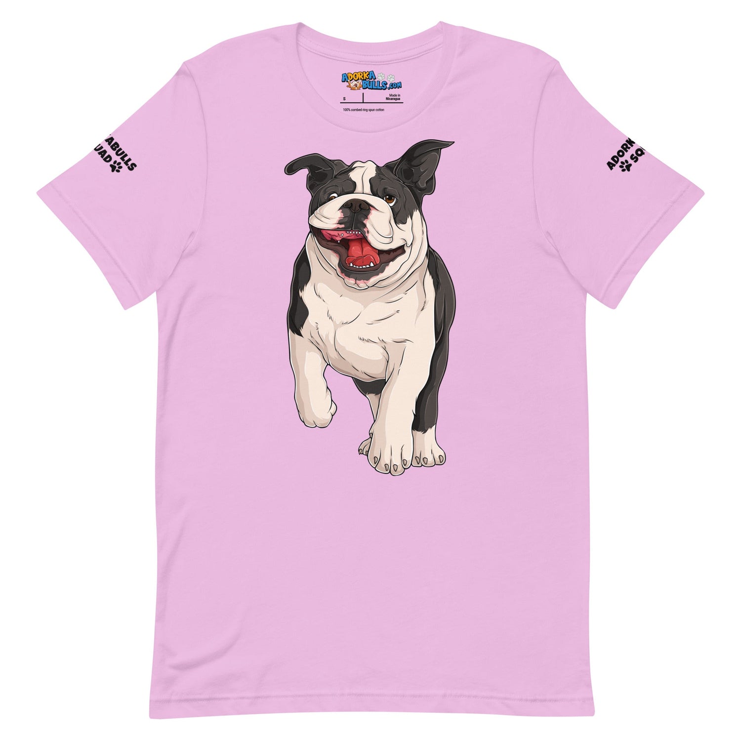 "Adorkabulls Squad" Running Bully Unisex Tee | Black & White Colored