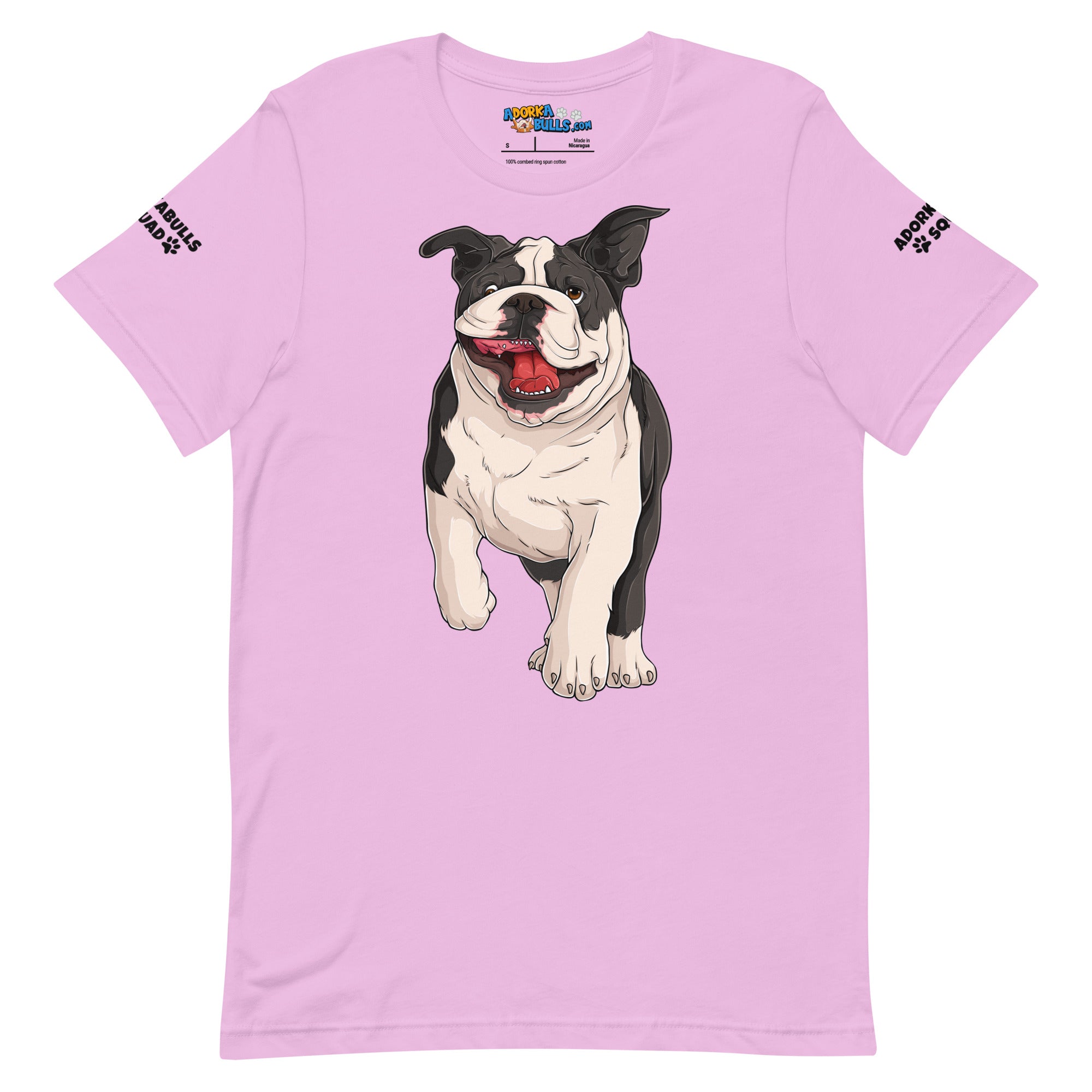 "Adorkabulls Squad" Running Bully Unisex Tee | Black & White Colored