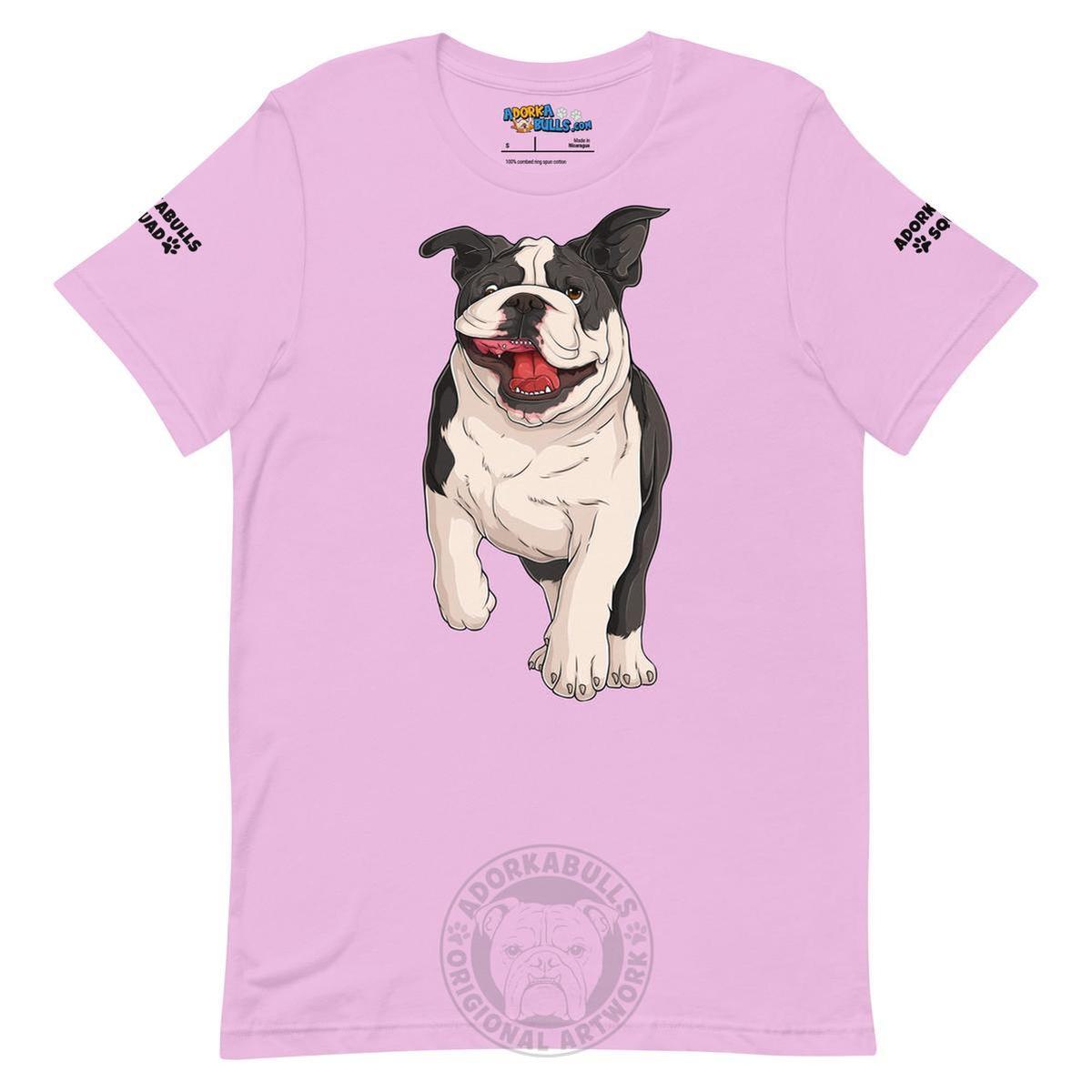 "Adorkabulls Squad" Running Bully Unisex Tee | Black & White Colored