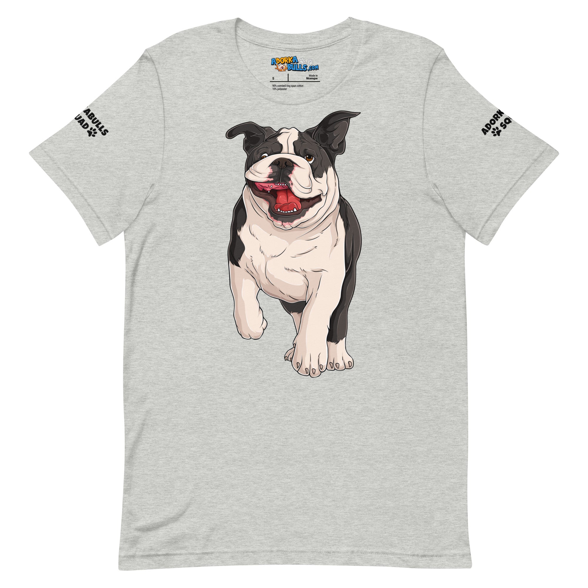 "Adorkabulls Squad" Running Bully Unisex Tee | Black & White Colored