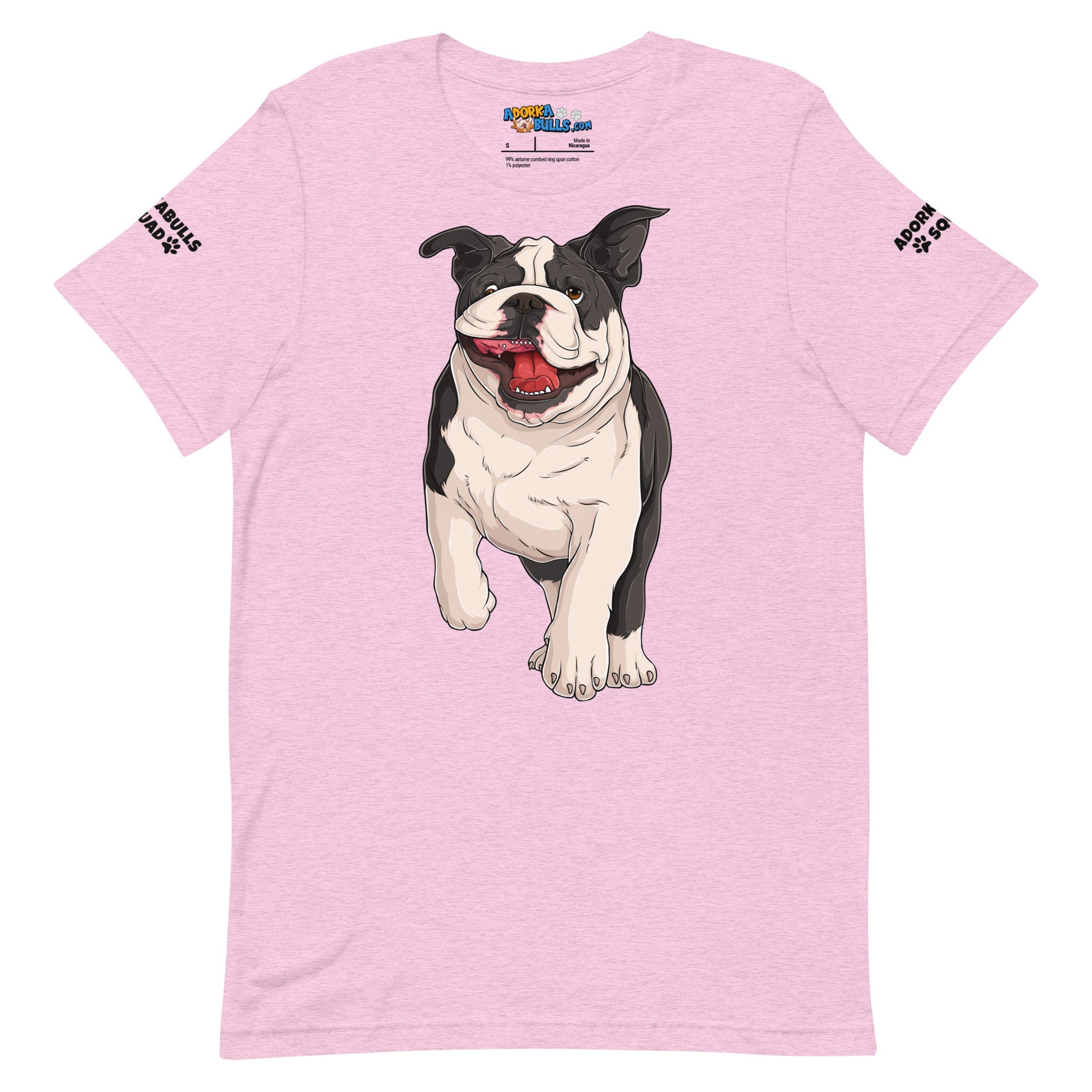 "Adorkabulls Squad" Running Bully Unisex Tee | Black & White Colored