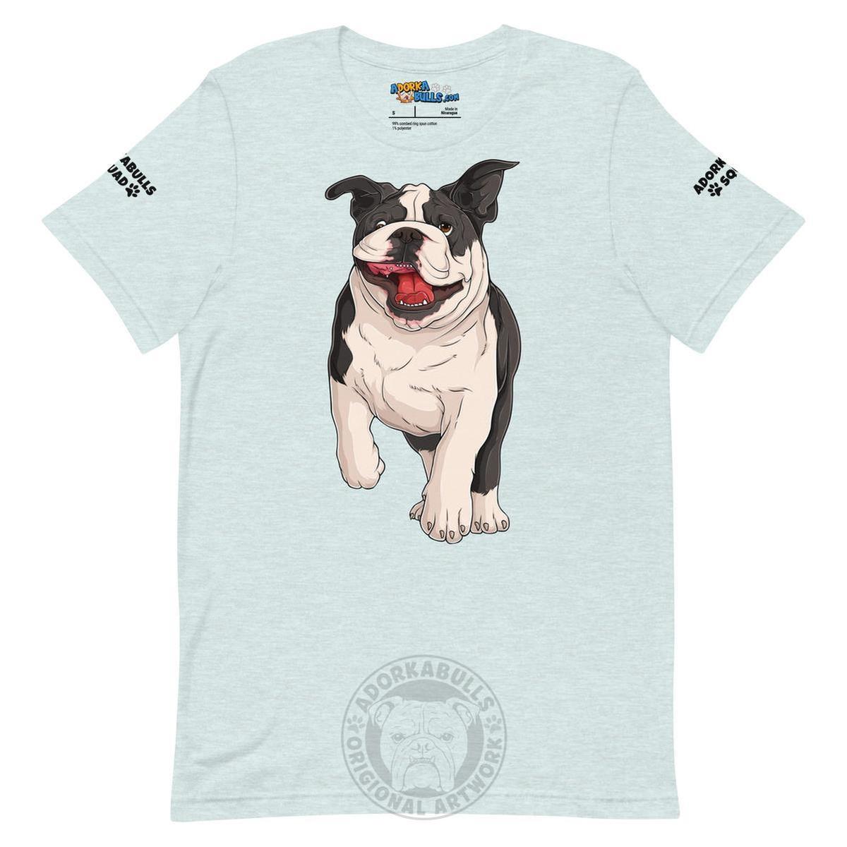 "Adorkabulls Squad" Running Bully Unisex Tee | Black & White Colored