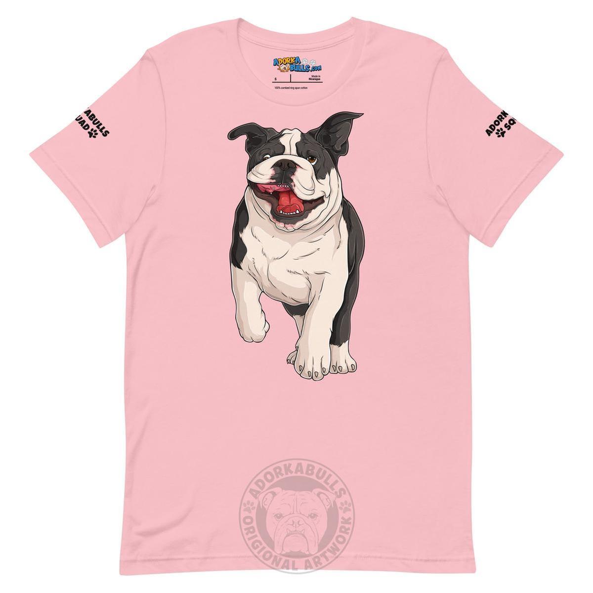 "Adorkabulls Squad" Running Bully Unisex Tee | Black & White Colored