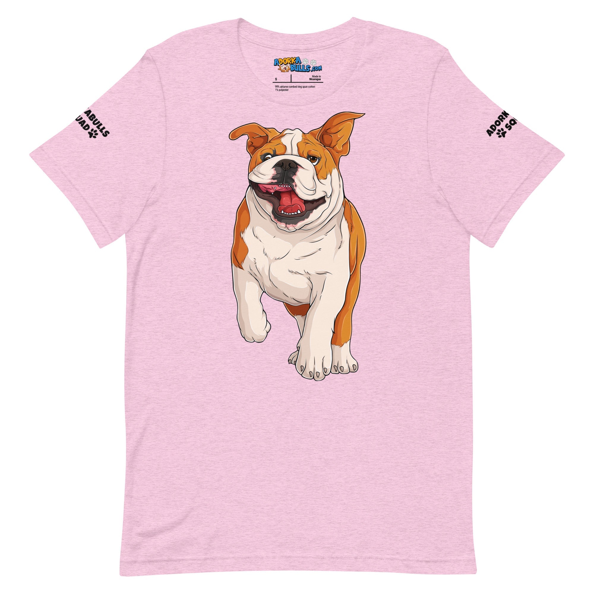 "Adorkabulls Squad" Running Bully Unisex Tee | Red & White Colored