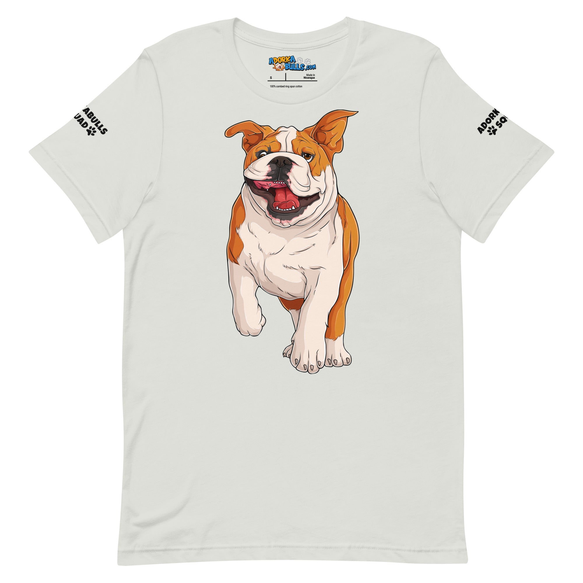 "Adorkabulls Squad" Running Bully Unisex Tee | Red & White Colored