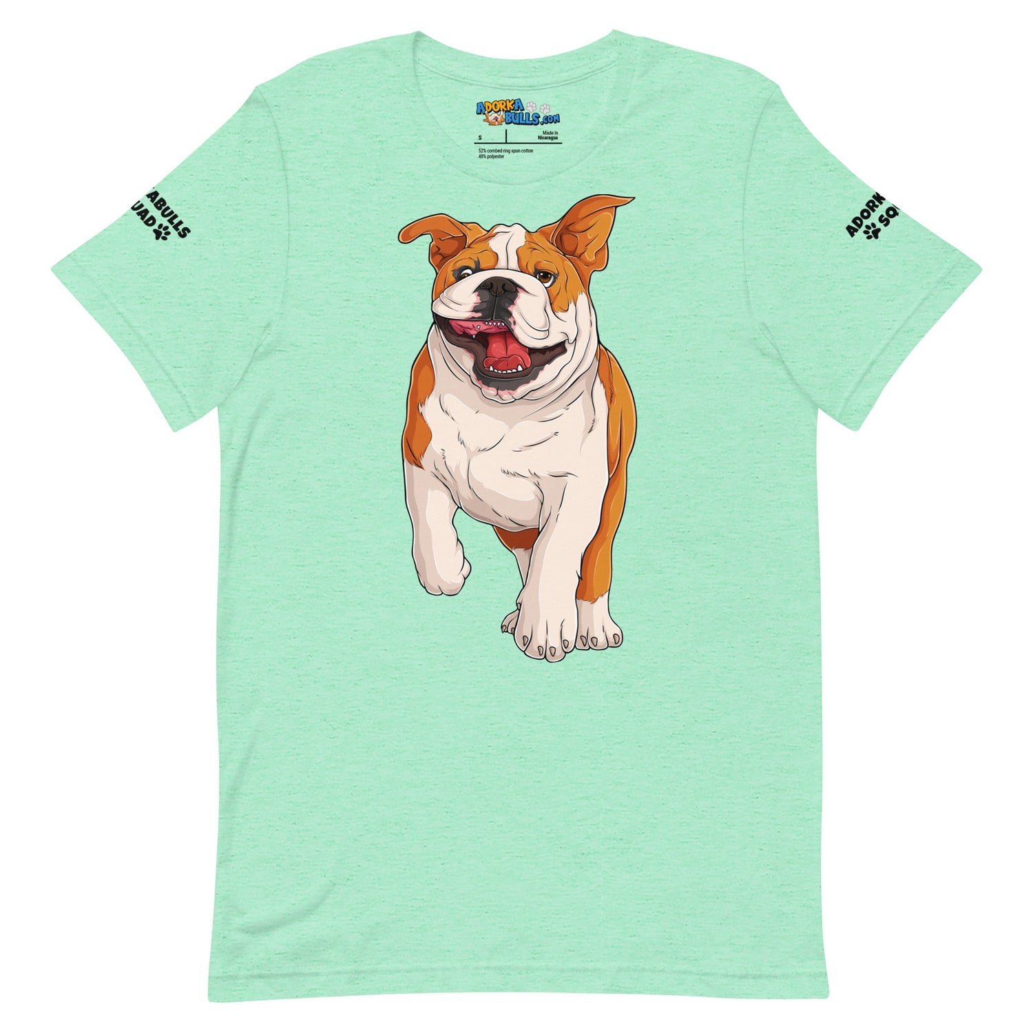 "Adorkabulls Squad" Running Bully Unisex Tee | Red & White Colored