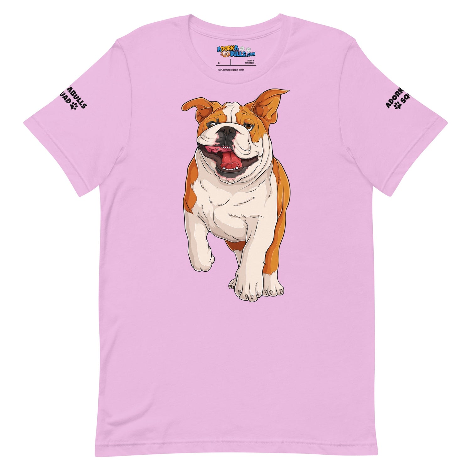 "Adorkabulls Squad" Running Bully Unisex Tee | Red & White Colored
