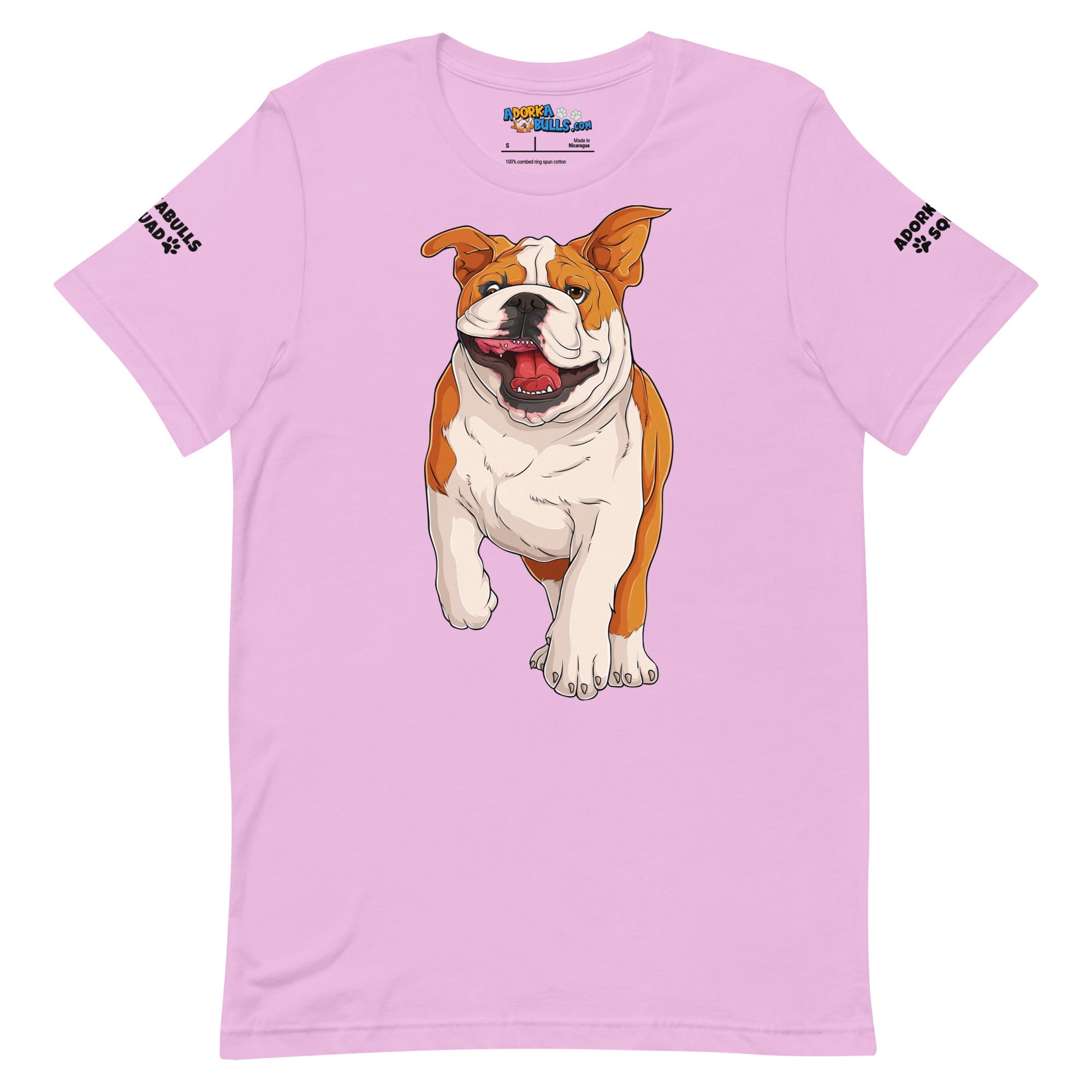 "Adorkabulls Squad" Running Bully Unisex Tee | Red & White Colored