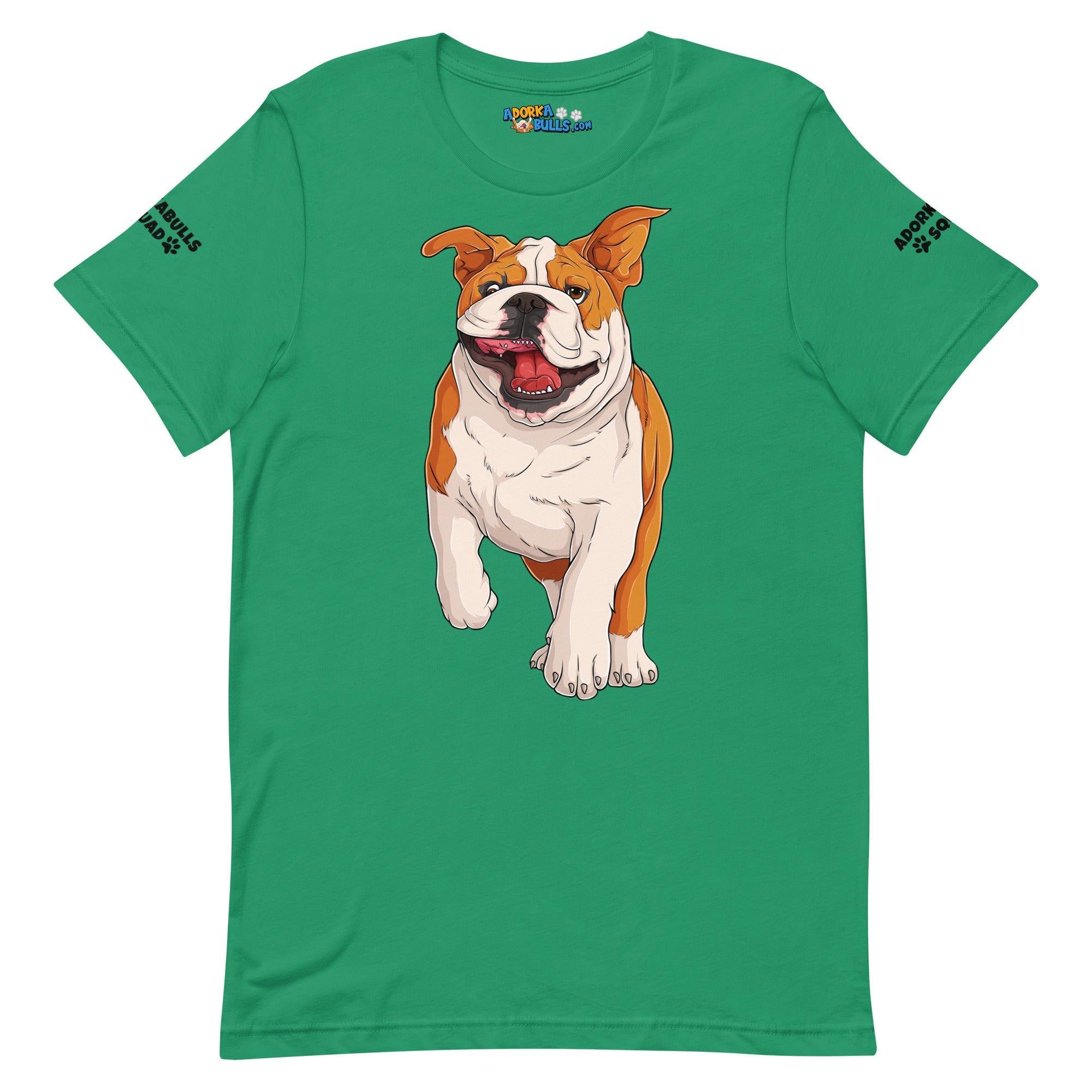 "Adorkabulls Squad" Running Bully Unisex Tee | Red & White Colored