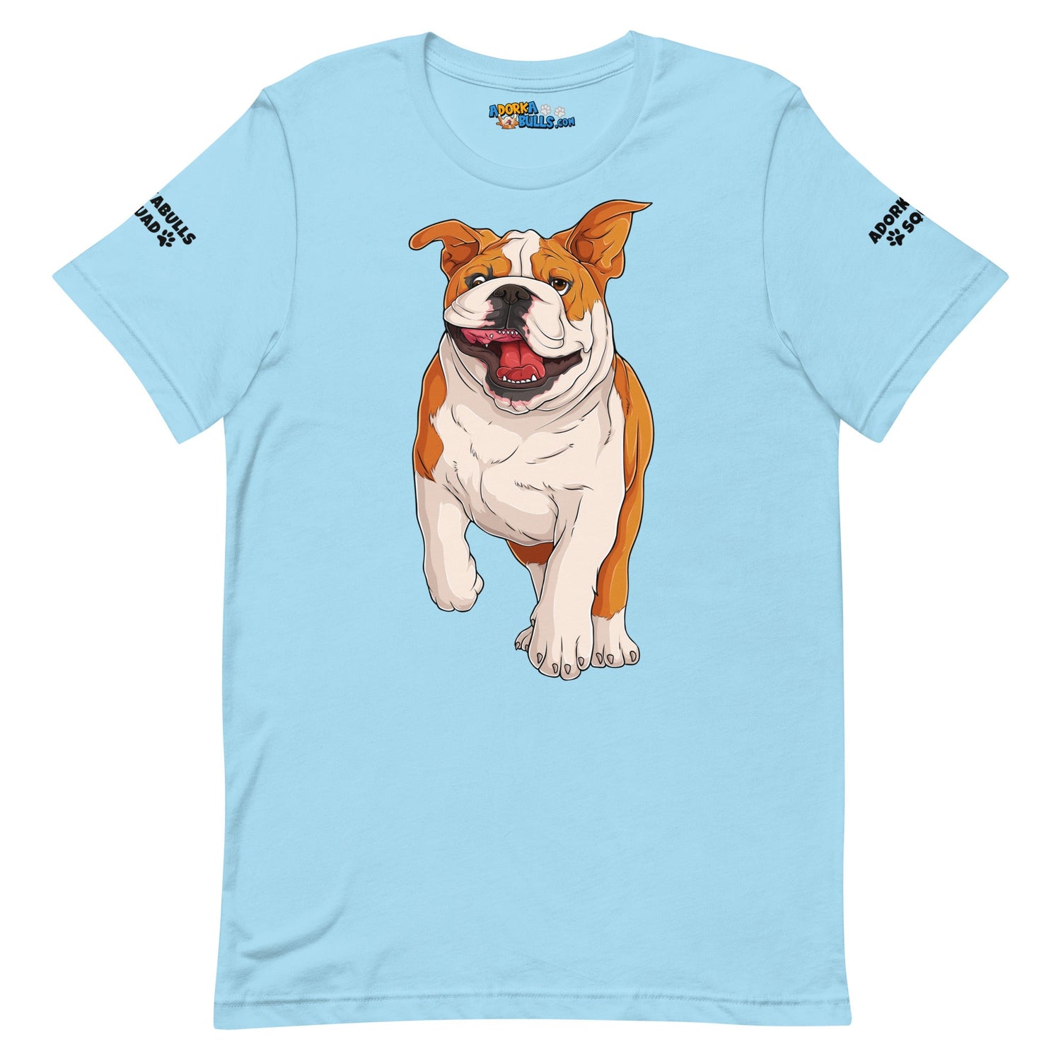 "Adorkabulls Squad" Running Bully Unisex Tee | Red & White Colored