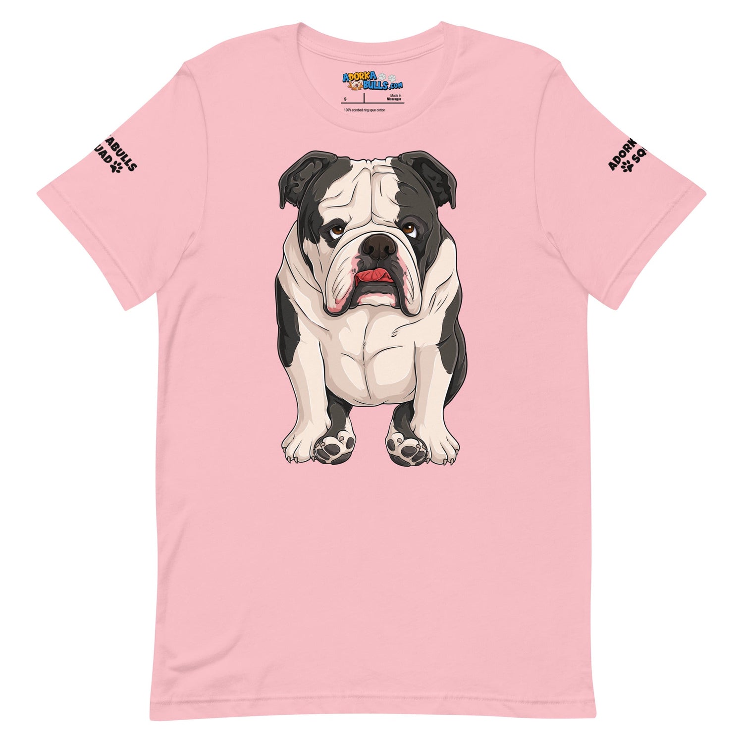 "Adorkabulls Squad" Sitting Bully Unisex Tee | Black & White Colored