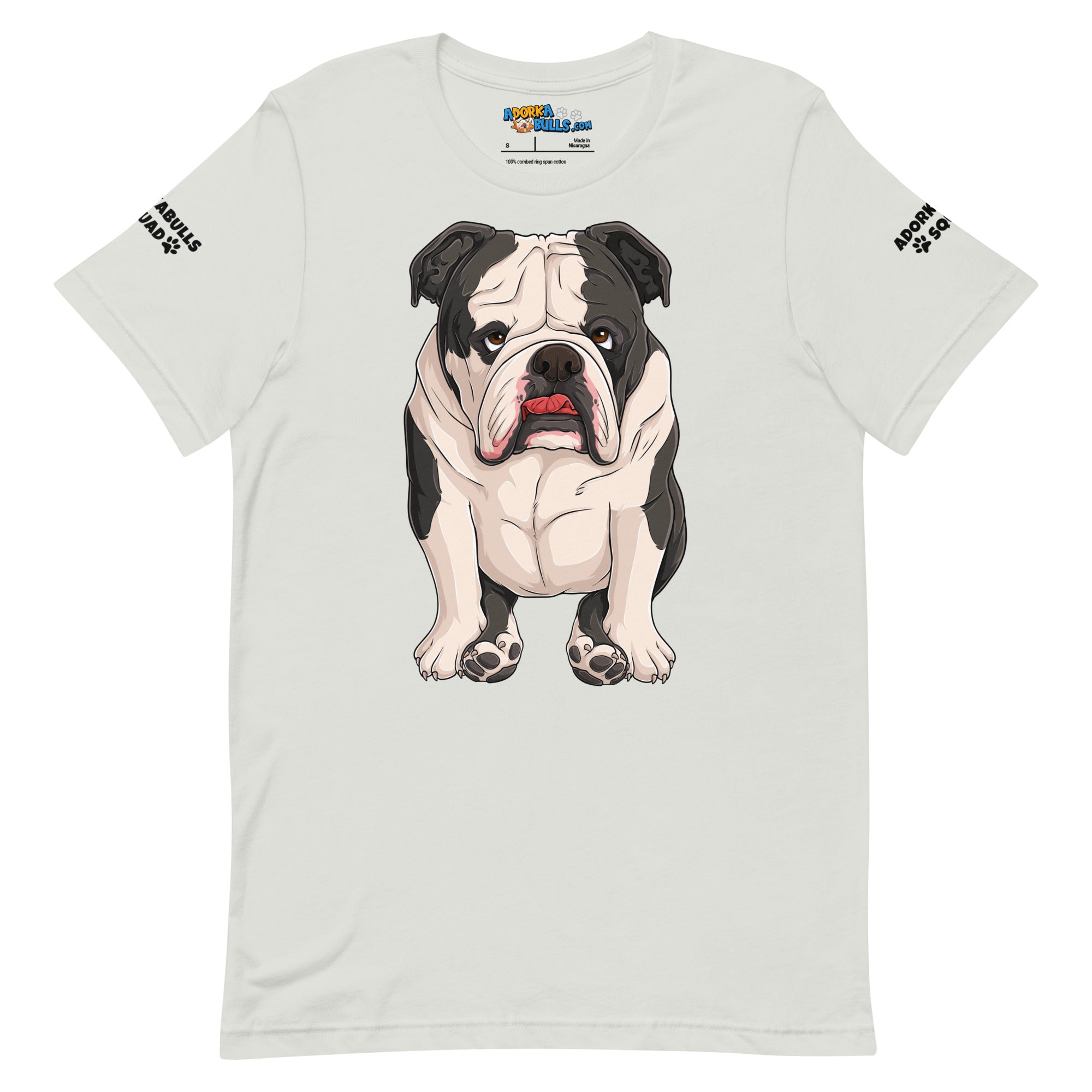 "Adorkabulls Squad" Sitting Bully Unisex Tee | Black & White Colored