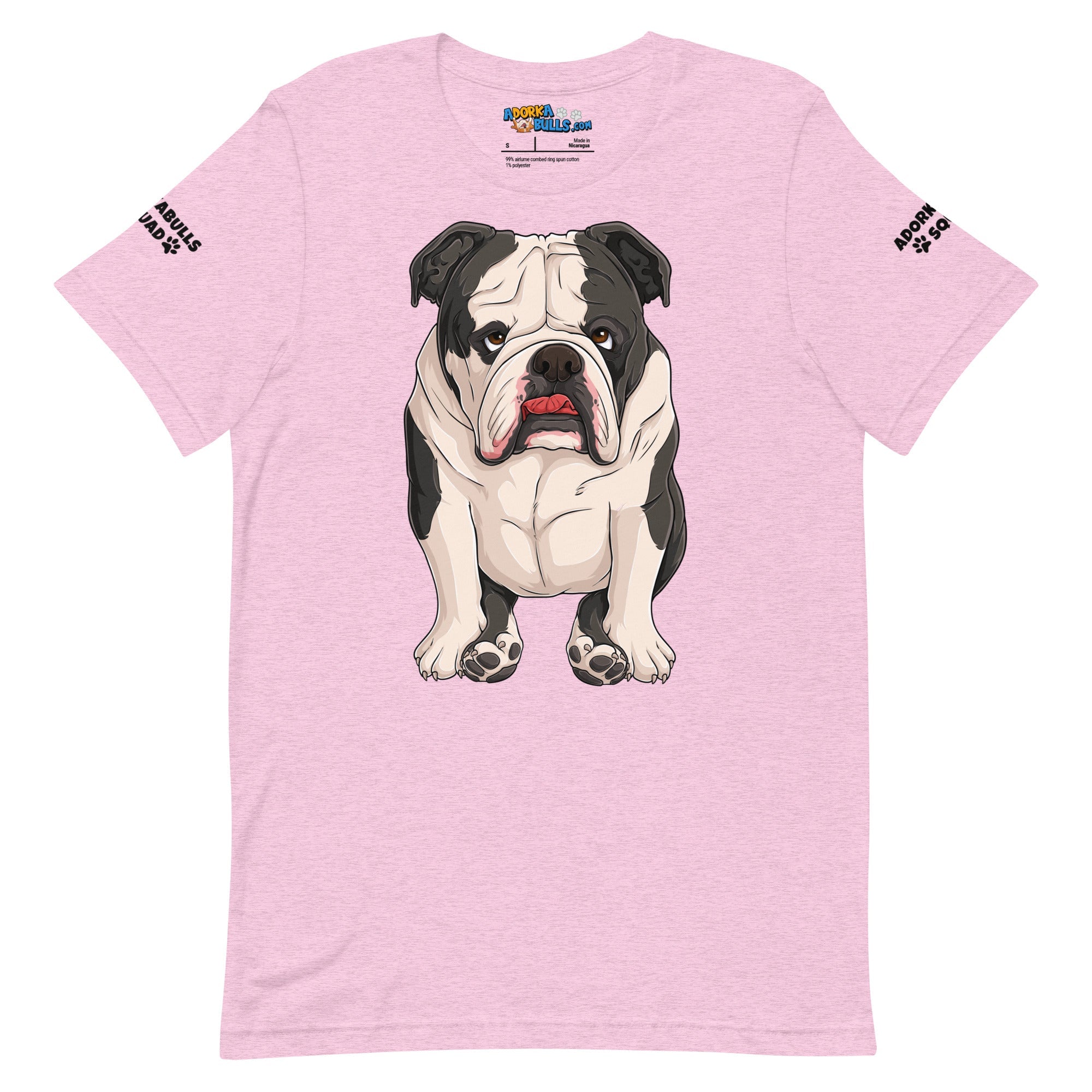 "Adorkabulls Squad" Sitting Bully Unisex Tee | Black & White Colored