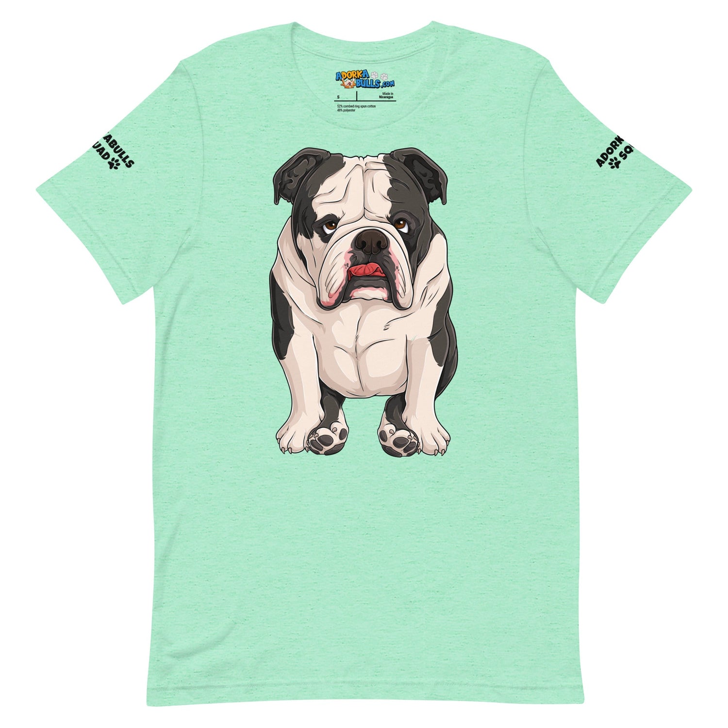 "Adorkabulls Squad" Sitting Bully Unisex Tee | Black & White Colored