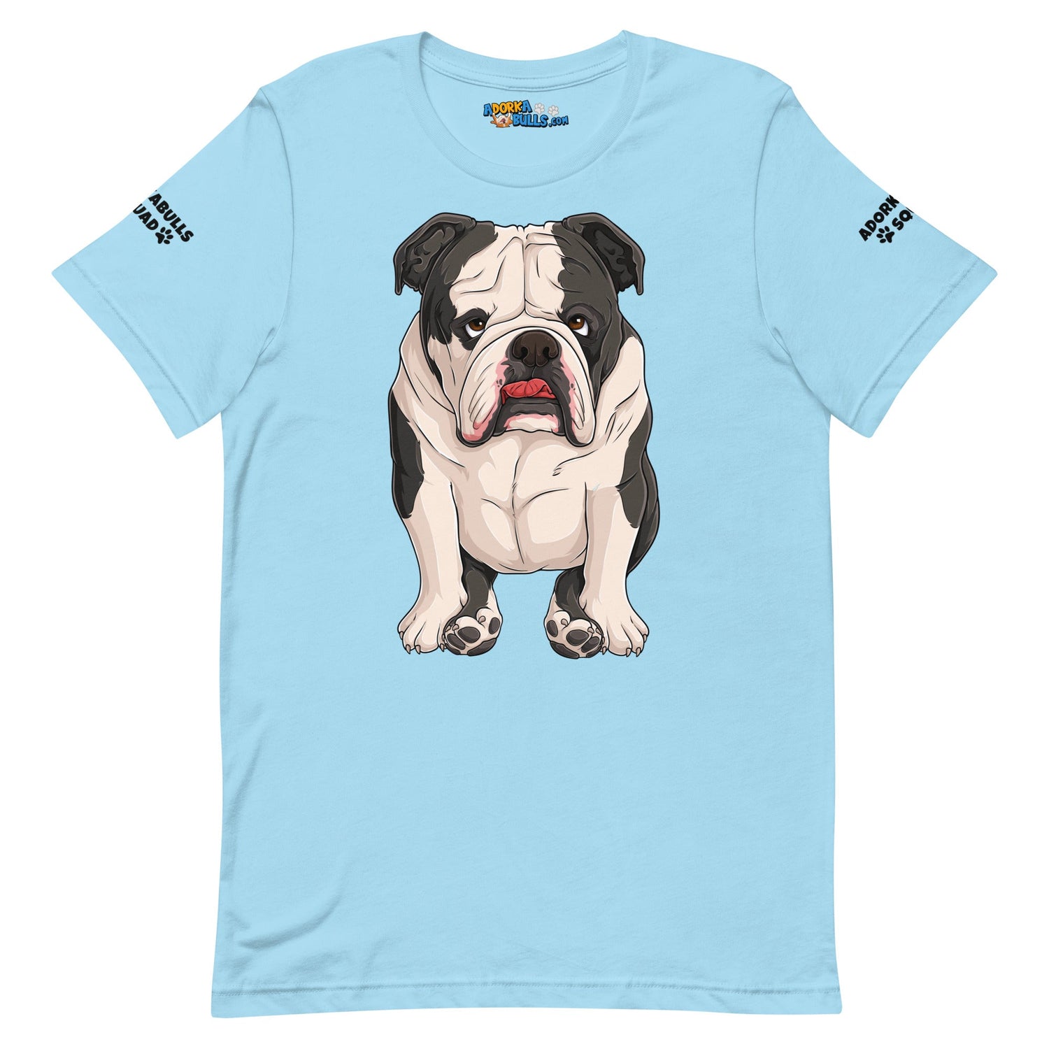 "Adorkabulls Squad" Sitting Bully Unisex Tee | Black & White Colored