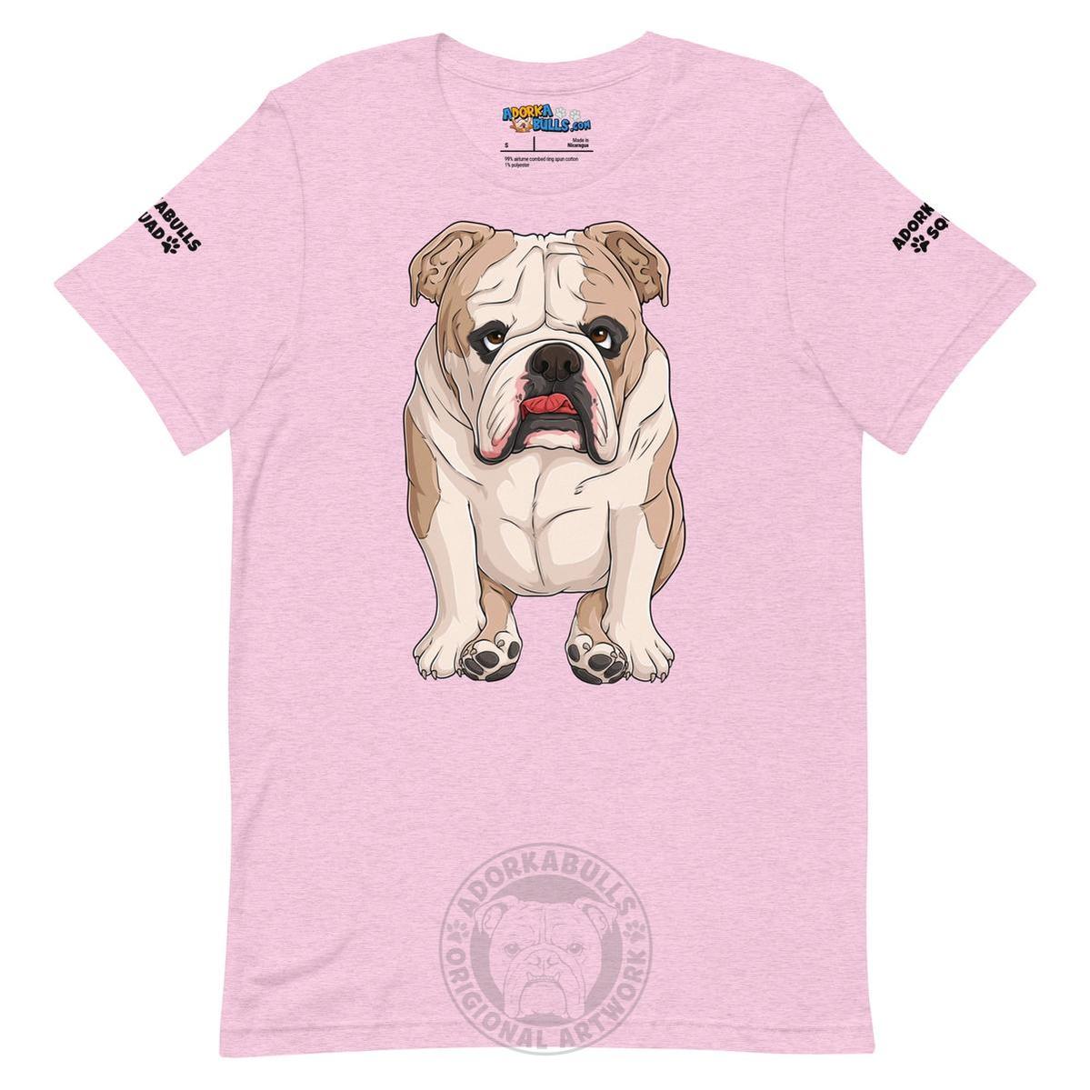 "Adorkabulls Squad" Sitting Bully Unisex Tee | Fawn & White Colored