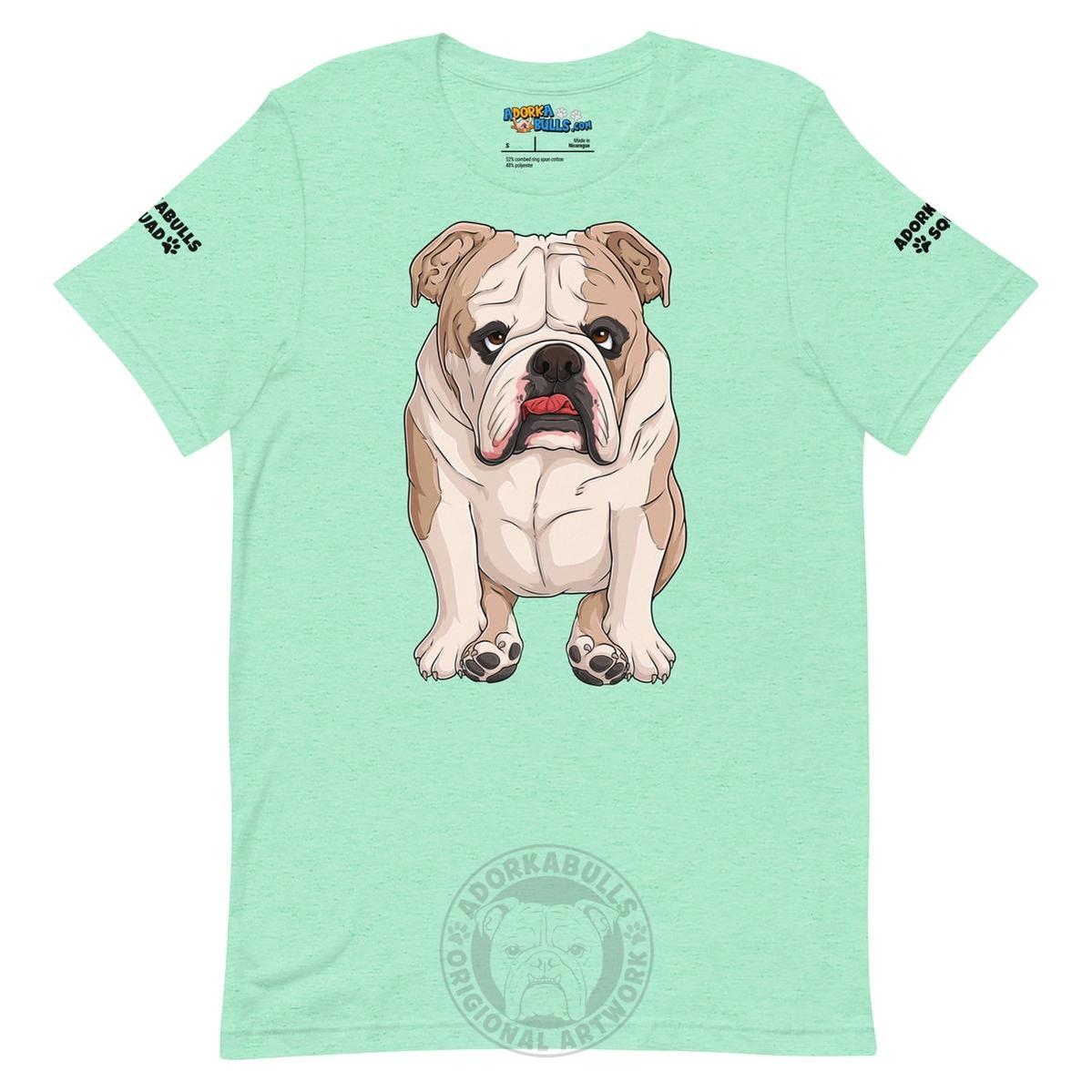 "Adorkabulls Squad" Sitting Bully Unisex Tee | Fawn & White Colored