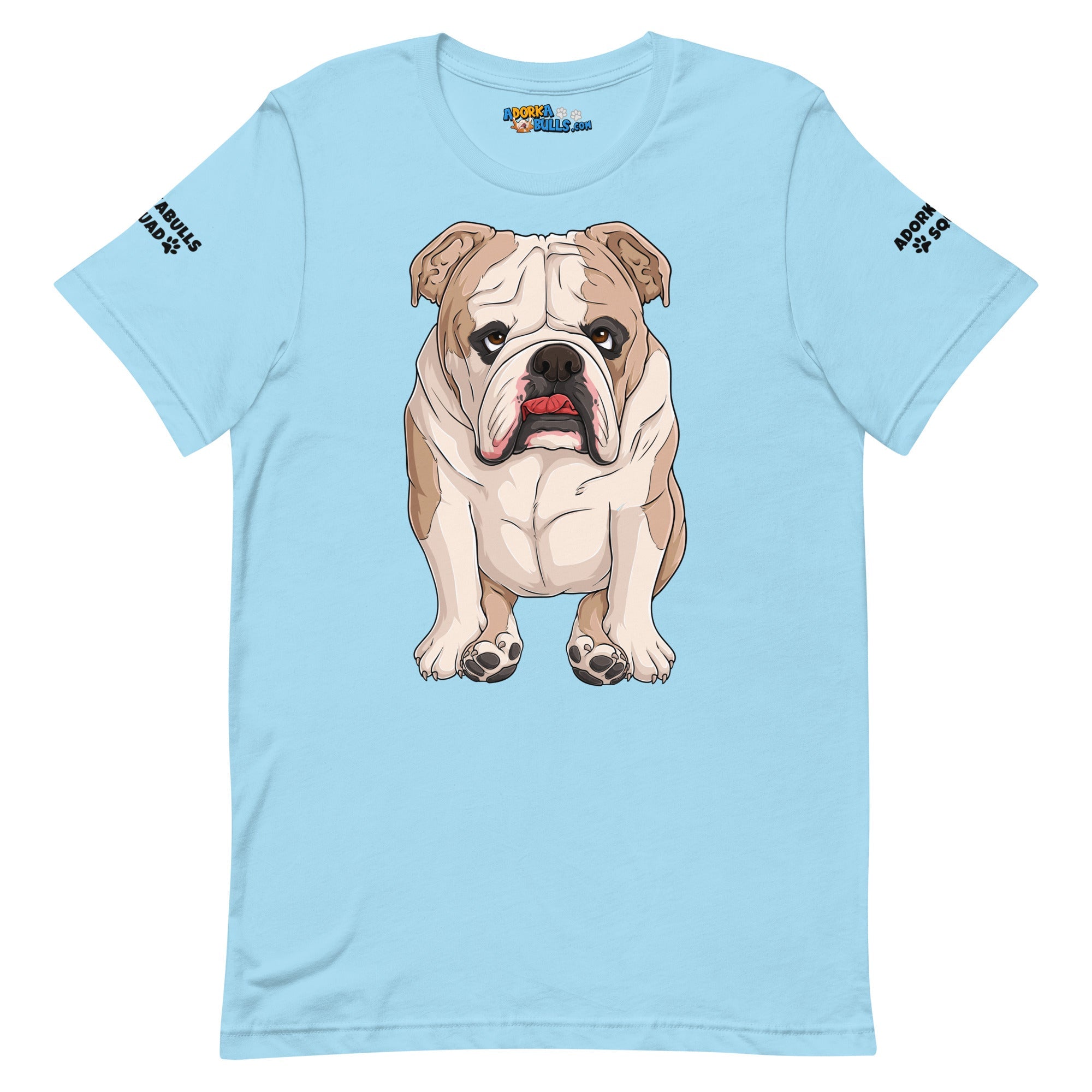 "Adorkabulls Squad" Sitting Bully Unisex Tee | Fawn & White Colored