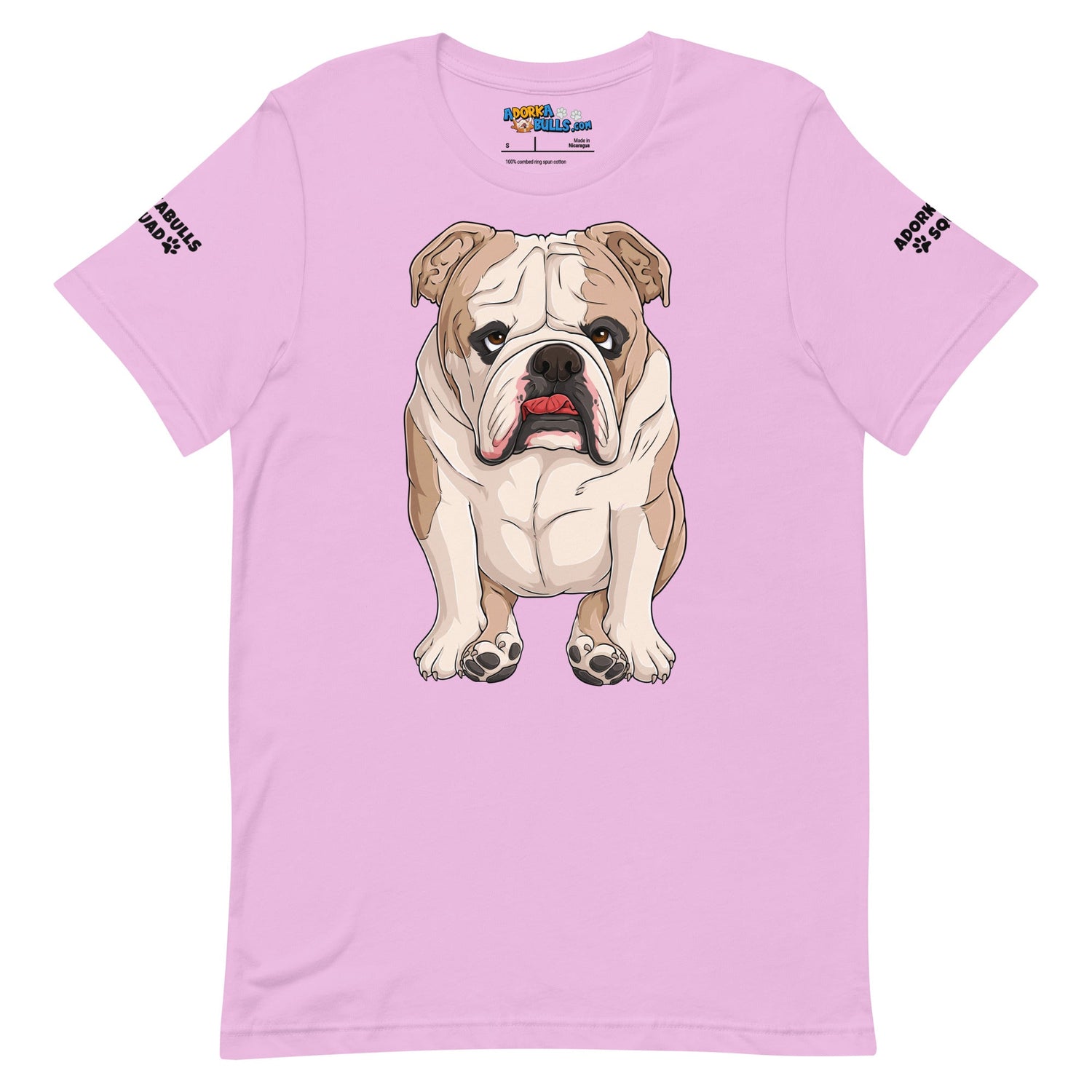 "Adorkabulls Squad" Sitting Bully Unisex Tee | Fawn & White Colored