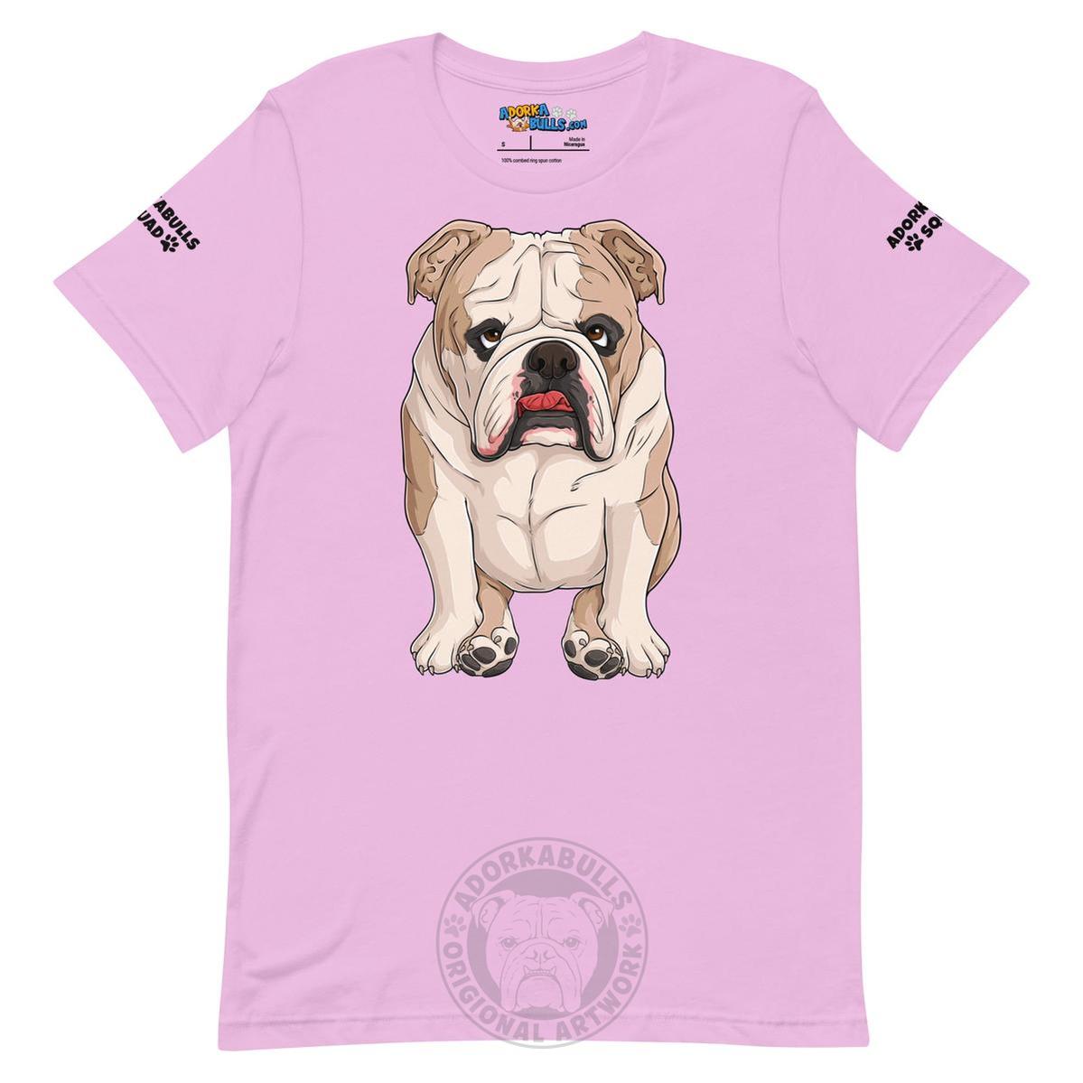 "Adorkabulls Squad" Sitting Bully Unisex Tee | Fawn & White Colored