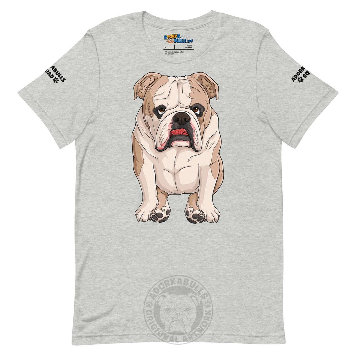 "Adorkabulls Squad" Sitting Bully Unisex Tee | Fawn & White Colored