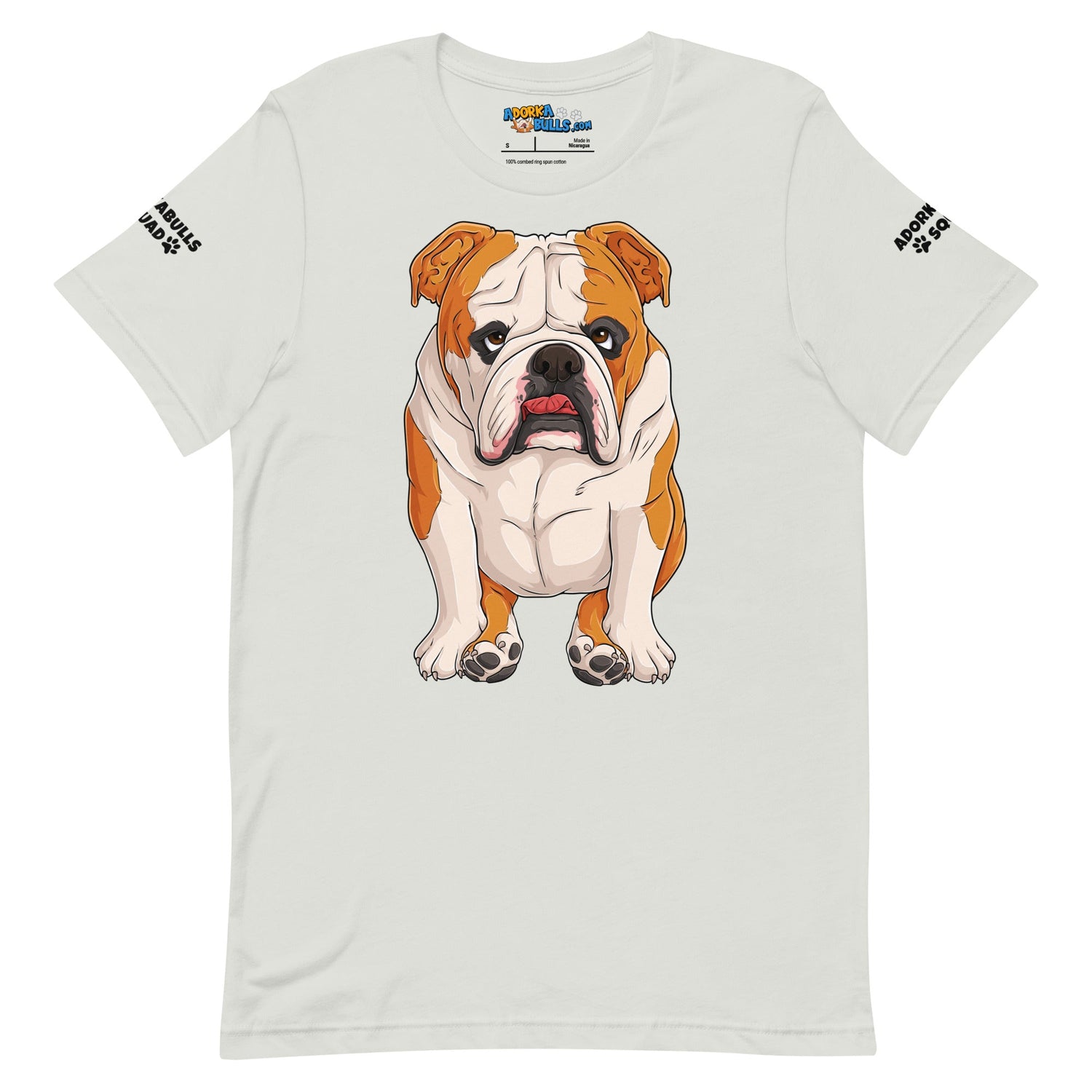 "Adorkabulls Squad" Sitting Bully Unisex Tee | Red & White Colored