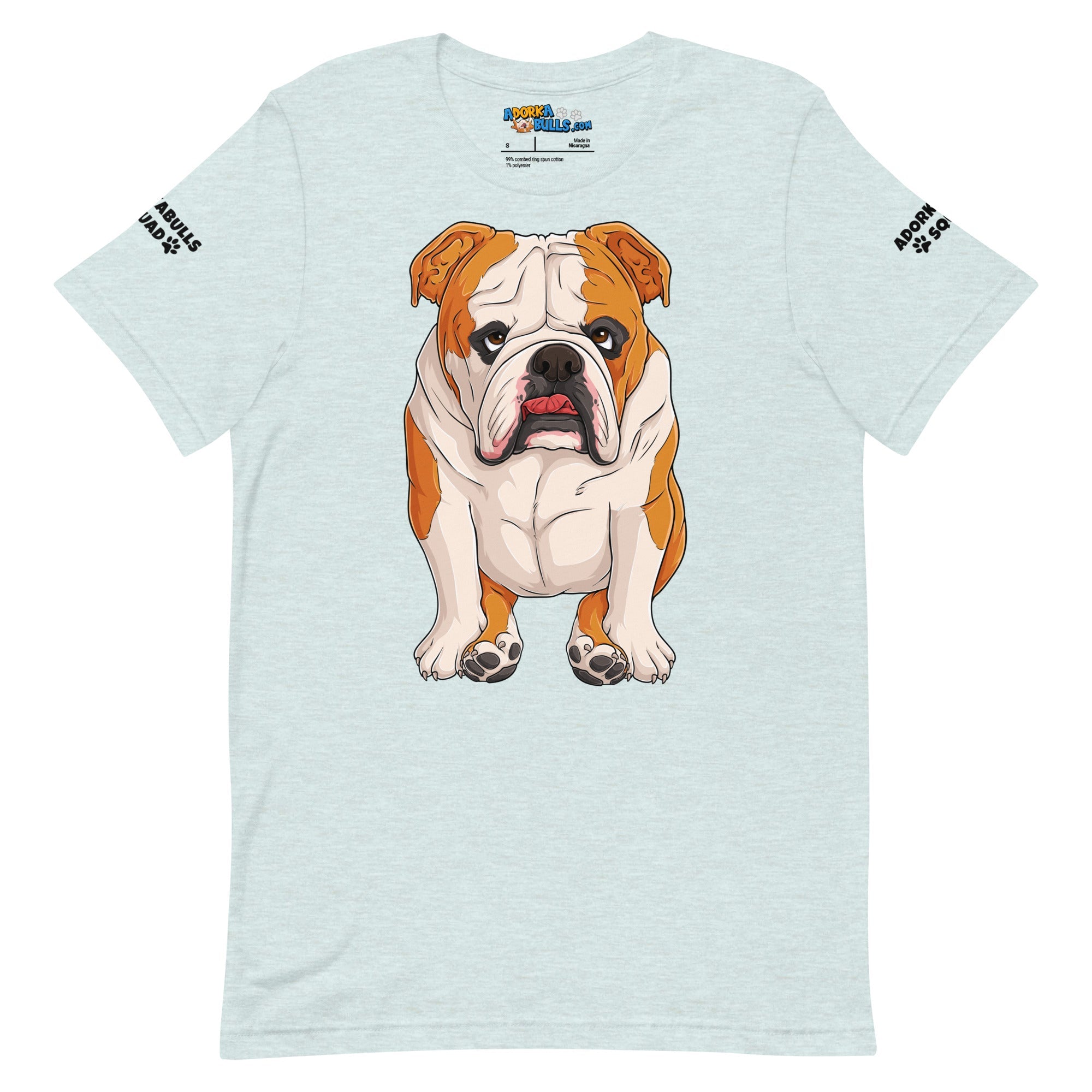 "Adorkabulls Squad" Sitting Bully Unisex Tee | Red & White Colored