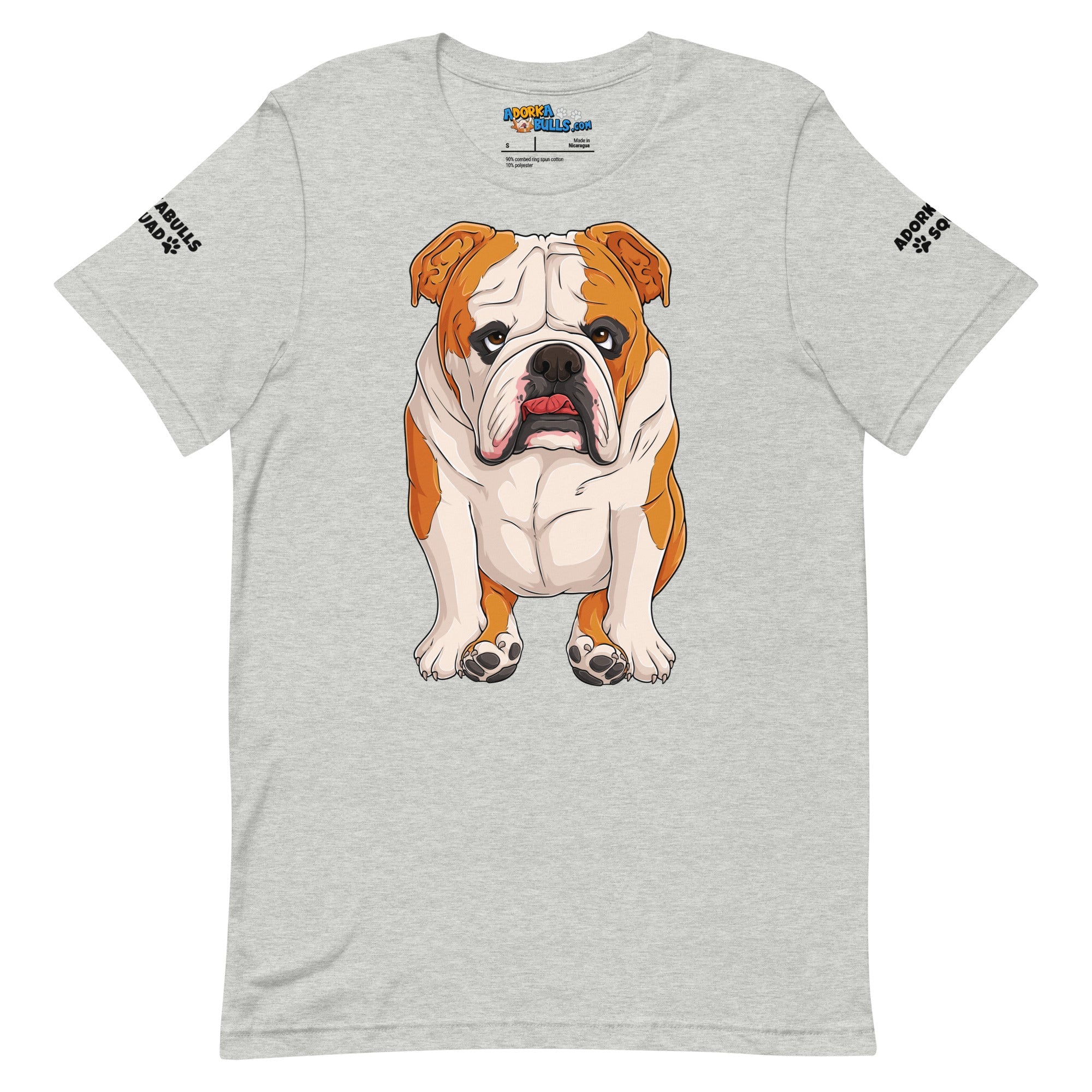 "Adorkabulls Squad" Sitting Bully Unisex Tee | Red & White Colored