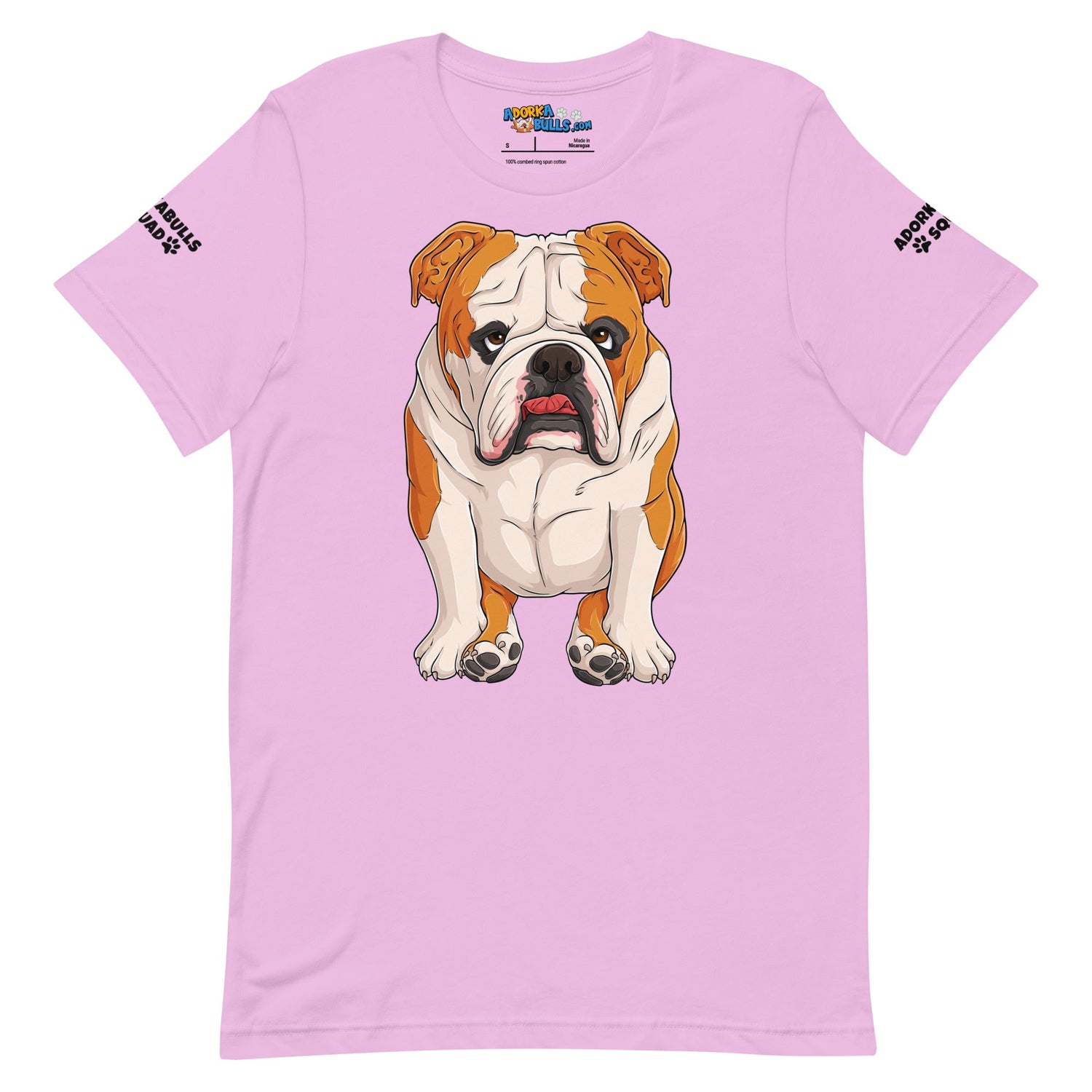 "Adorkabulls Squad" Sitting Bully Unisex Tee | Red & White Colored