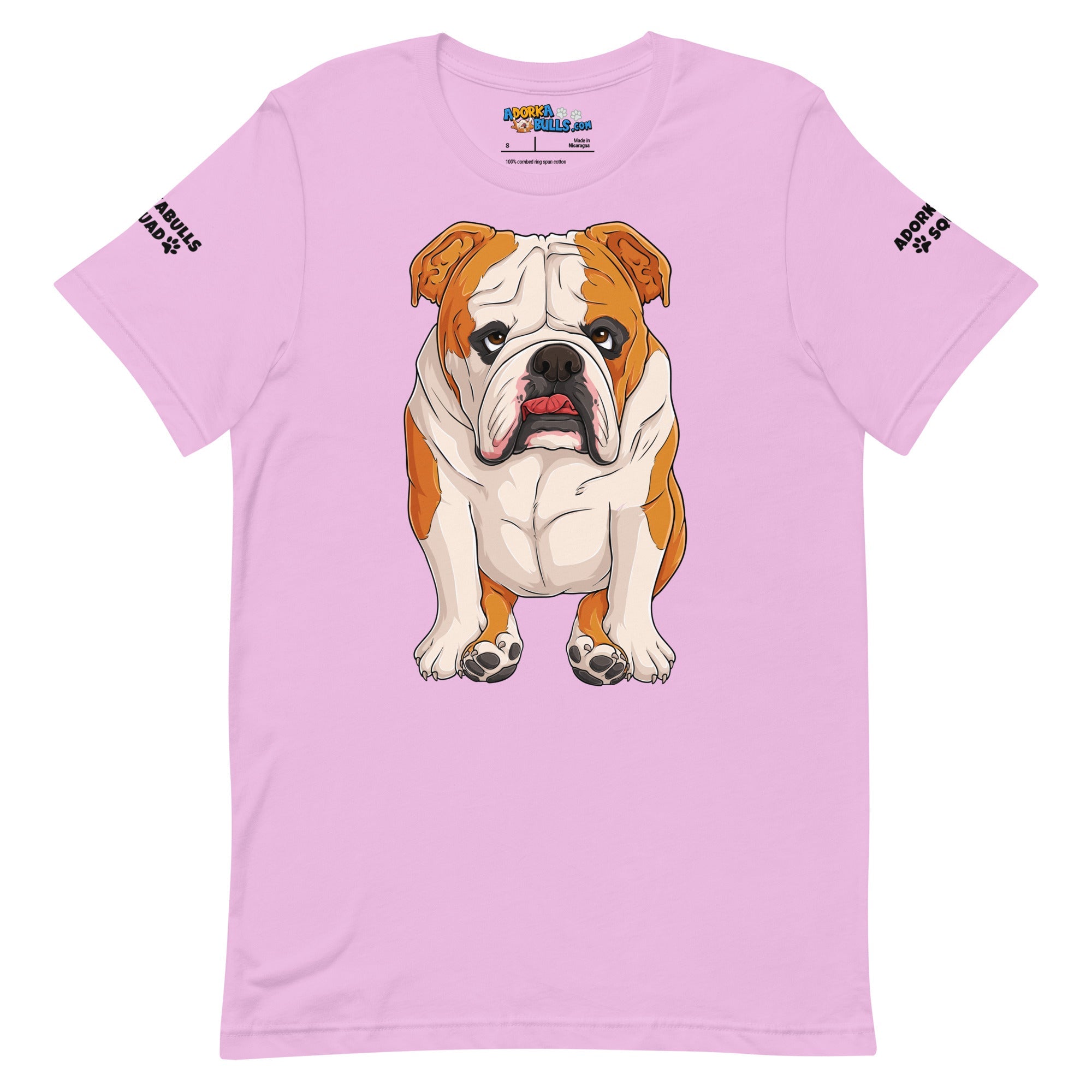 "Adorkabulls Squad" Sitting Bully Unisex Tee | Red & White Colored