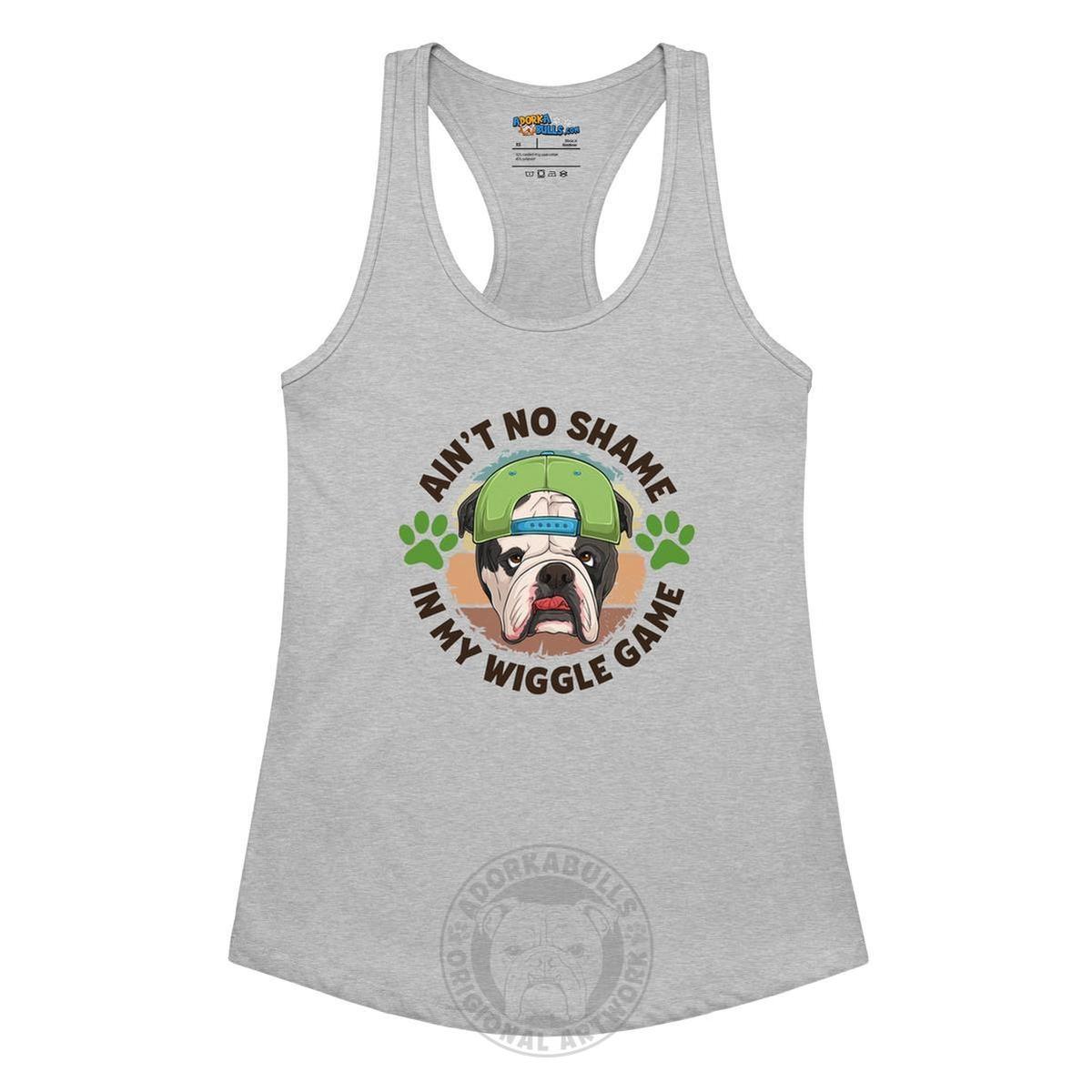 "Ain’t No Shame in My Wiggle Game" Male English Bulldog Tank
