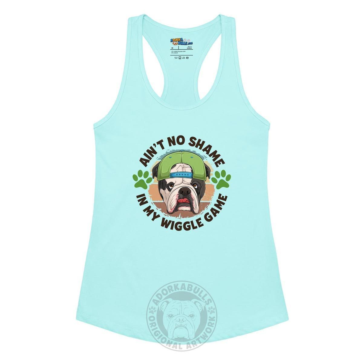 "Ain’t No Shame in My Wiggle Game" Male English Bulldog Tank