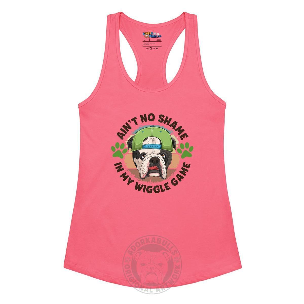 "Ain’t No Shame in My Wiggle Game" Male English Bulldog Tank