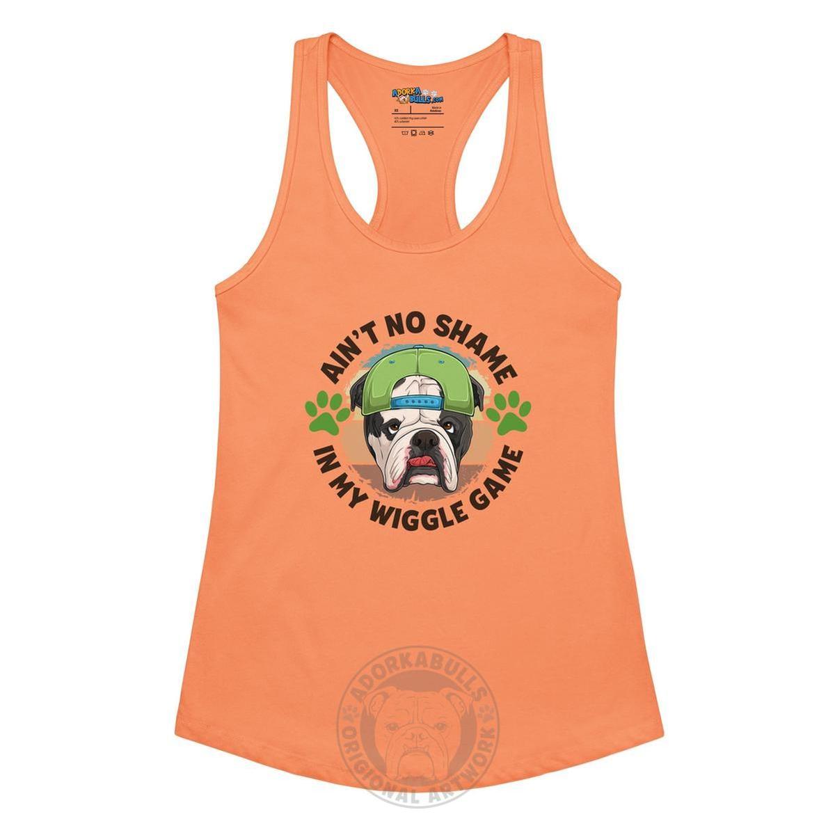 "Ain’t No Shame in My Wiggle Game" Male English Bulldog Tank