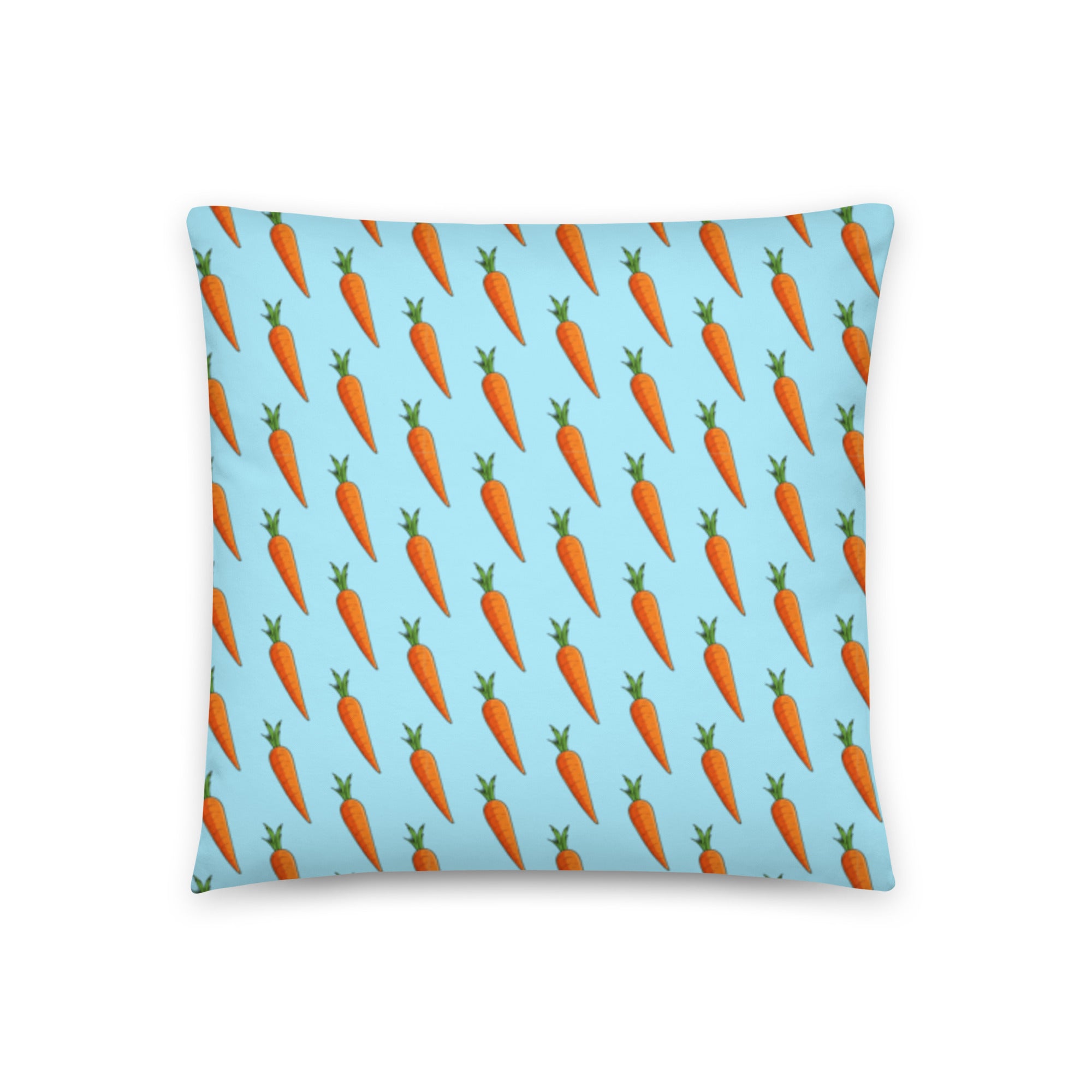 Pink "Bunny Kisses" Female French Bulldog Throw Pillow | Fawn & White Colored