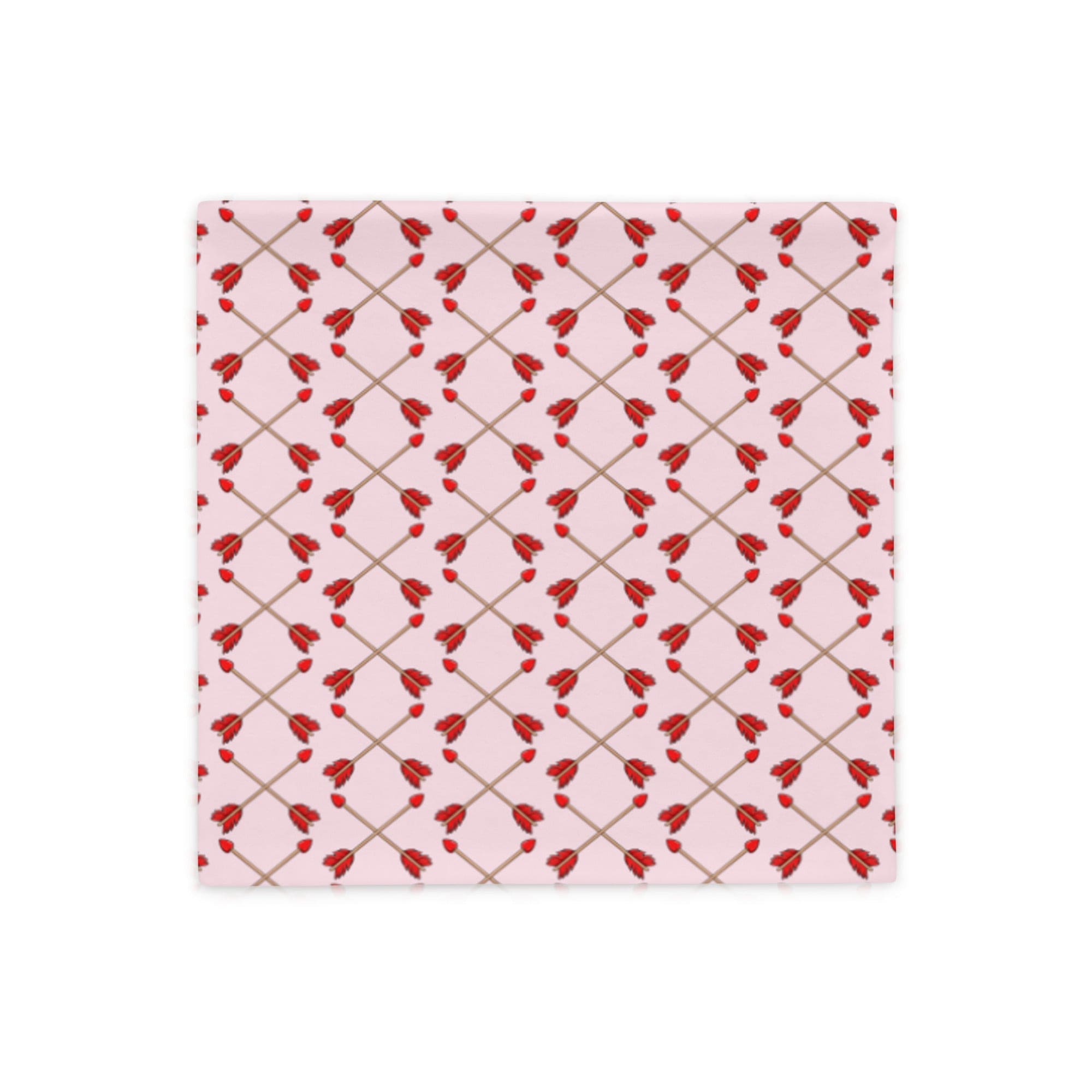 "Guilty of Love" English Bulldog Pillow Case | Red & White Colored Female