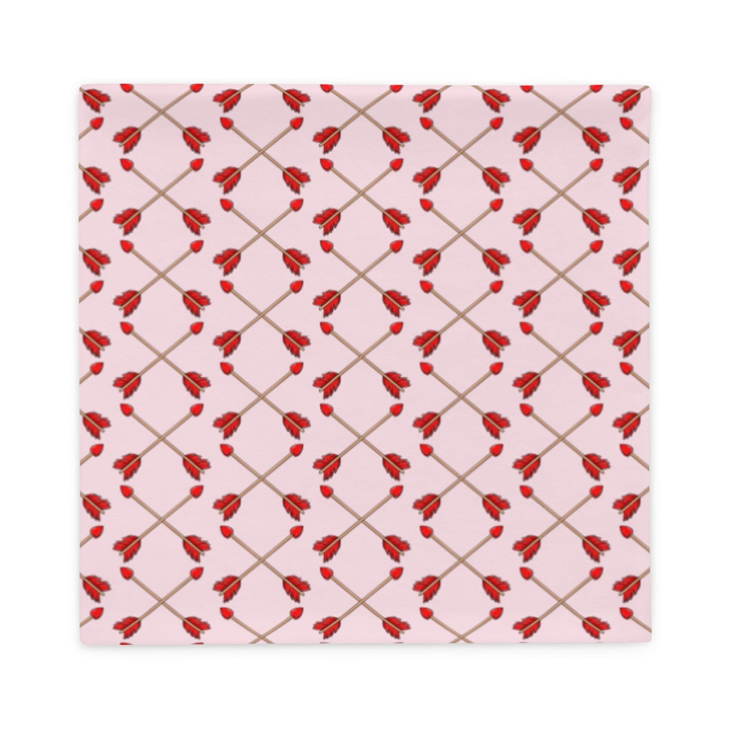 "Guilty of Love" English Bulldog Pillow Case | Red & White Colored Male