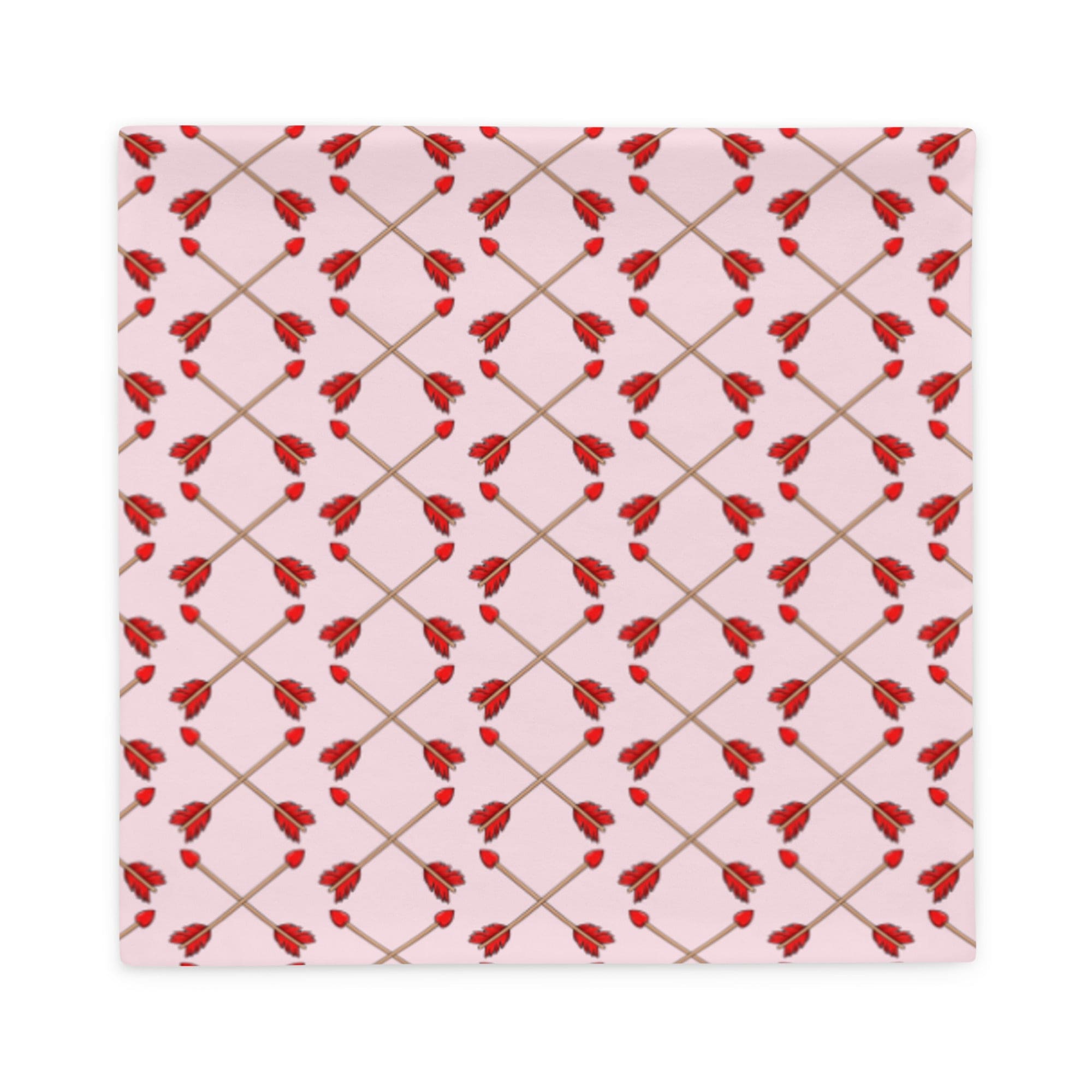 "Guilty of Love" English Bulldog Pillow Case | Red & White Colored Male