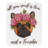 "All You Need Is Love And A Frenchie" Mouse Pad | Red & White Colored